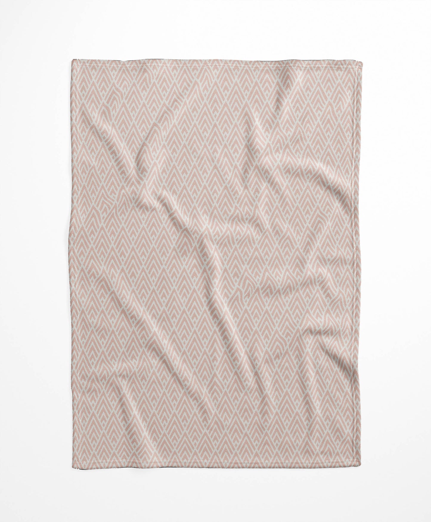 Chevron Spike Velveteen Fleece Blanket