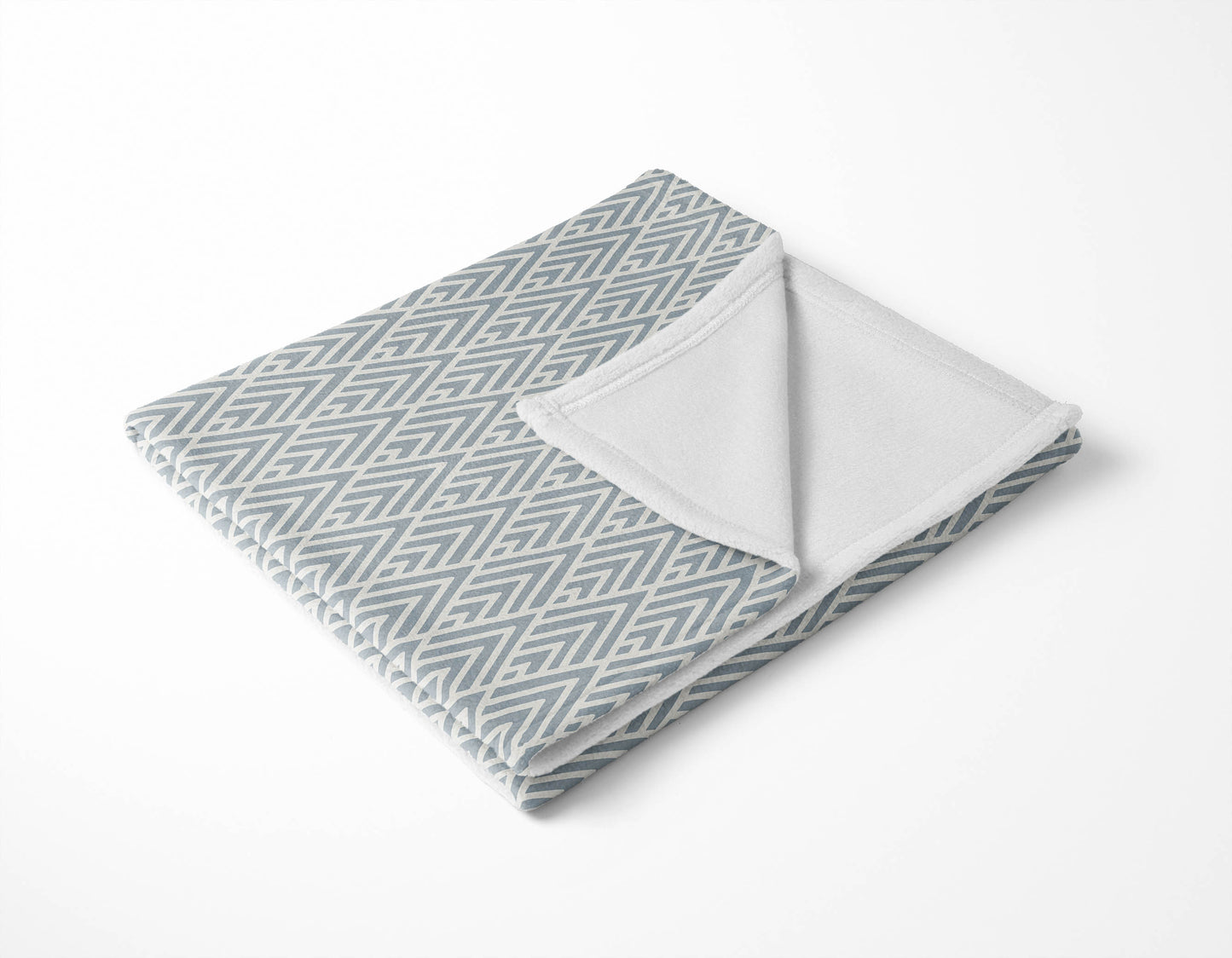 Chevron Spike Velveteen Fleece Blanket