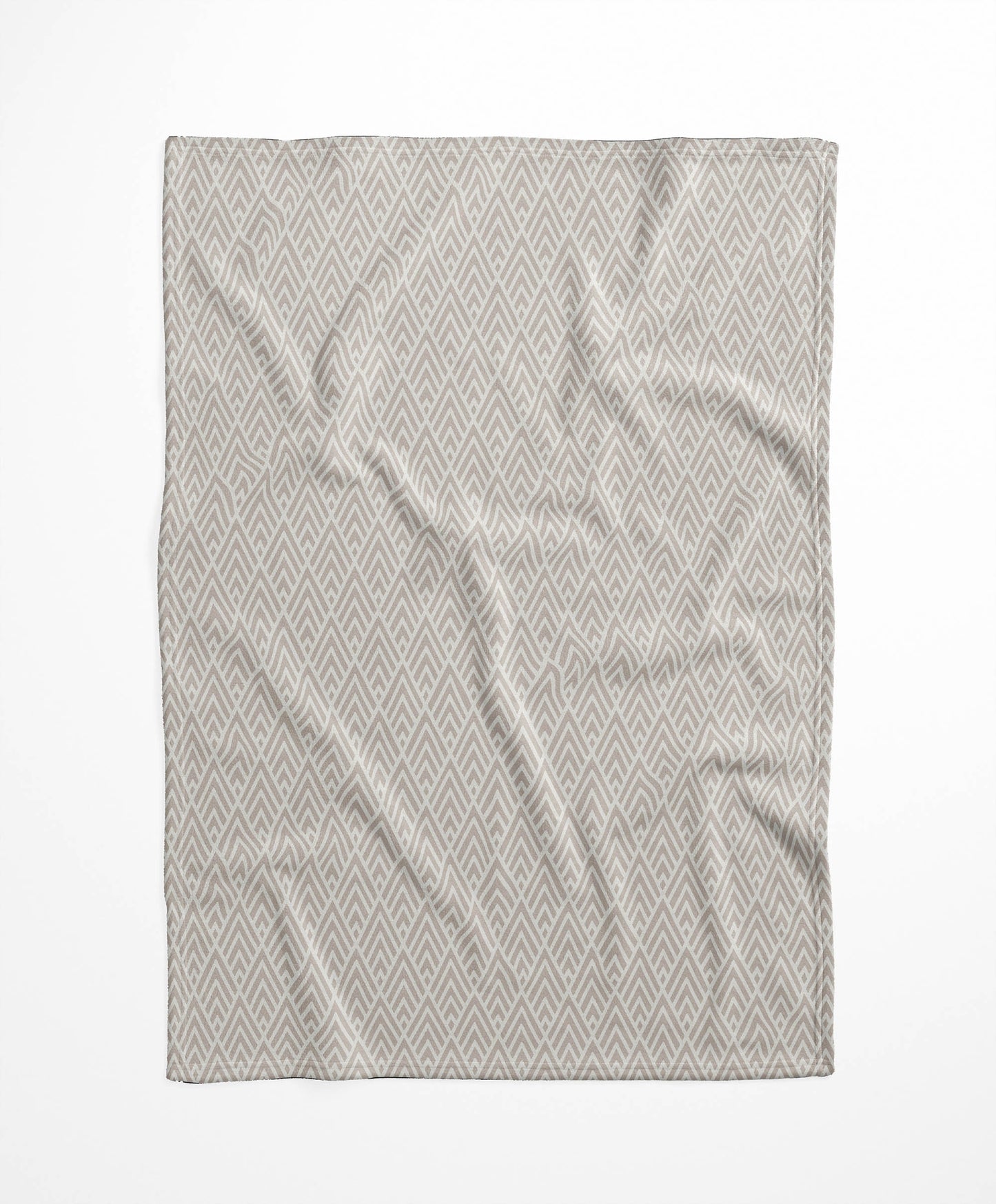 Chevron Spike Velveteen Fleece Blanket