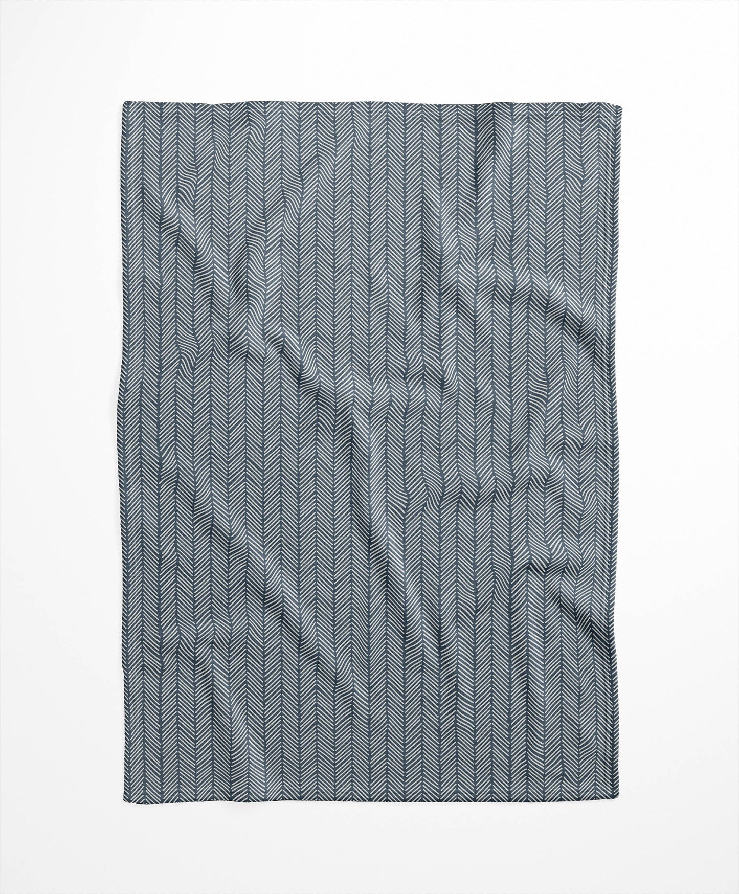 Chevron Stripe Velveteen Fleece Blanket
