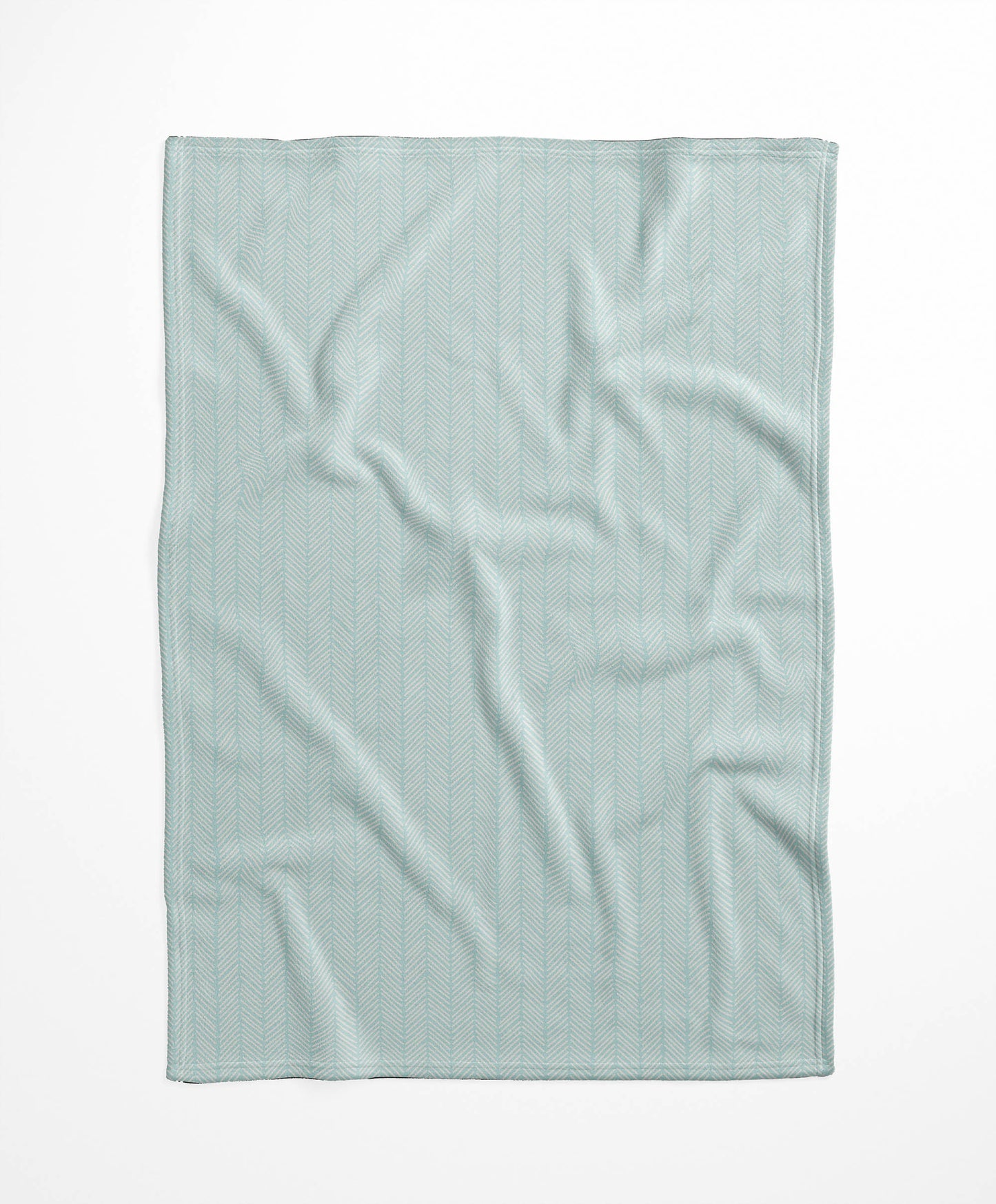 Chevron Stripe Velveteen Fleece Blanket