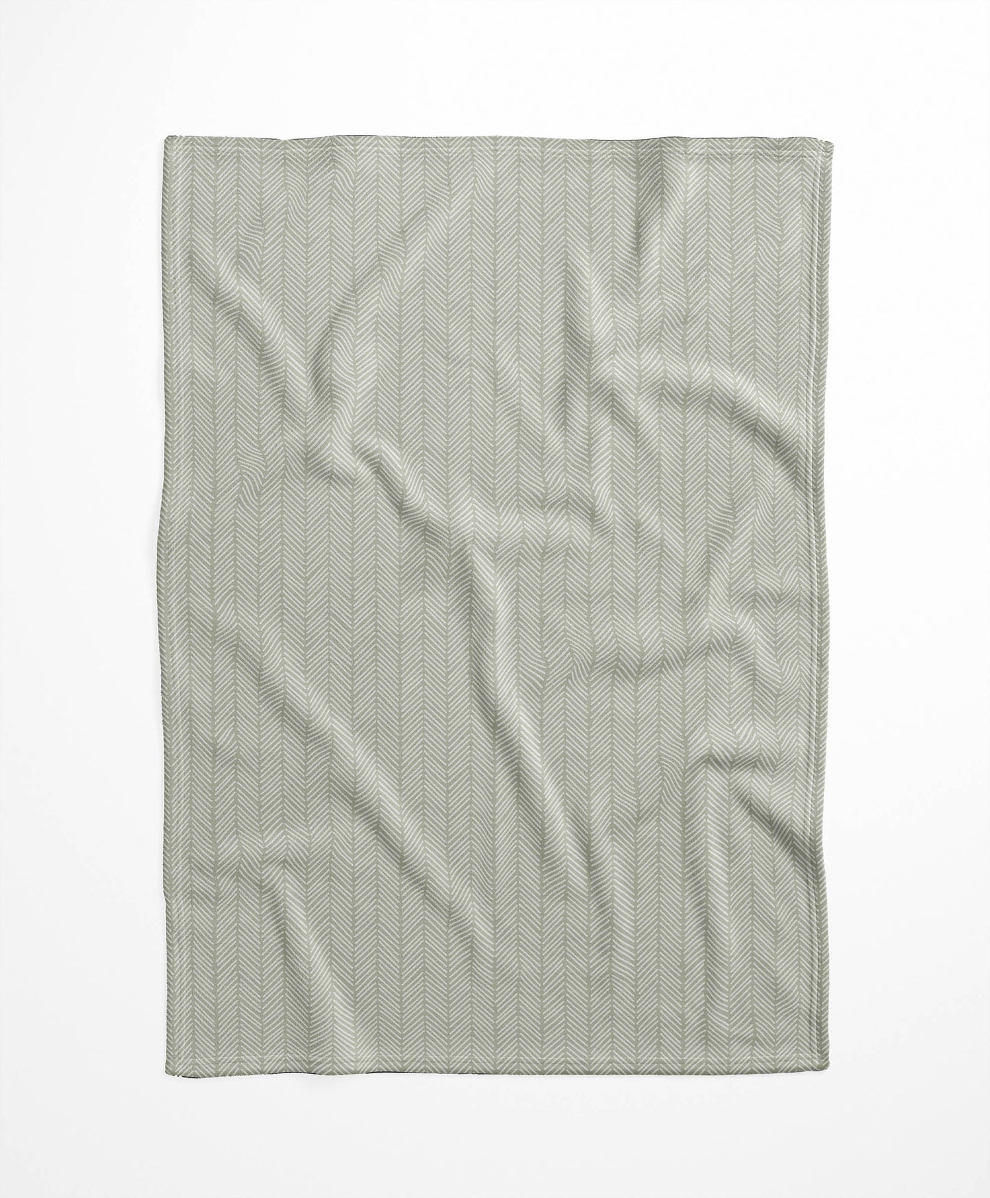 Chevron Stripe Velveteen Fleece Blanket