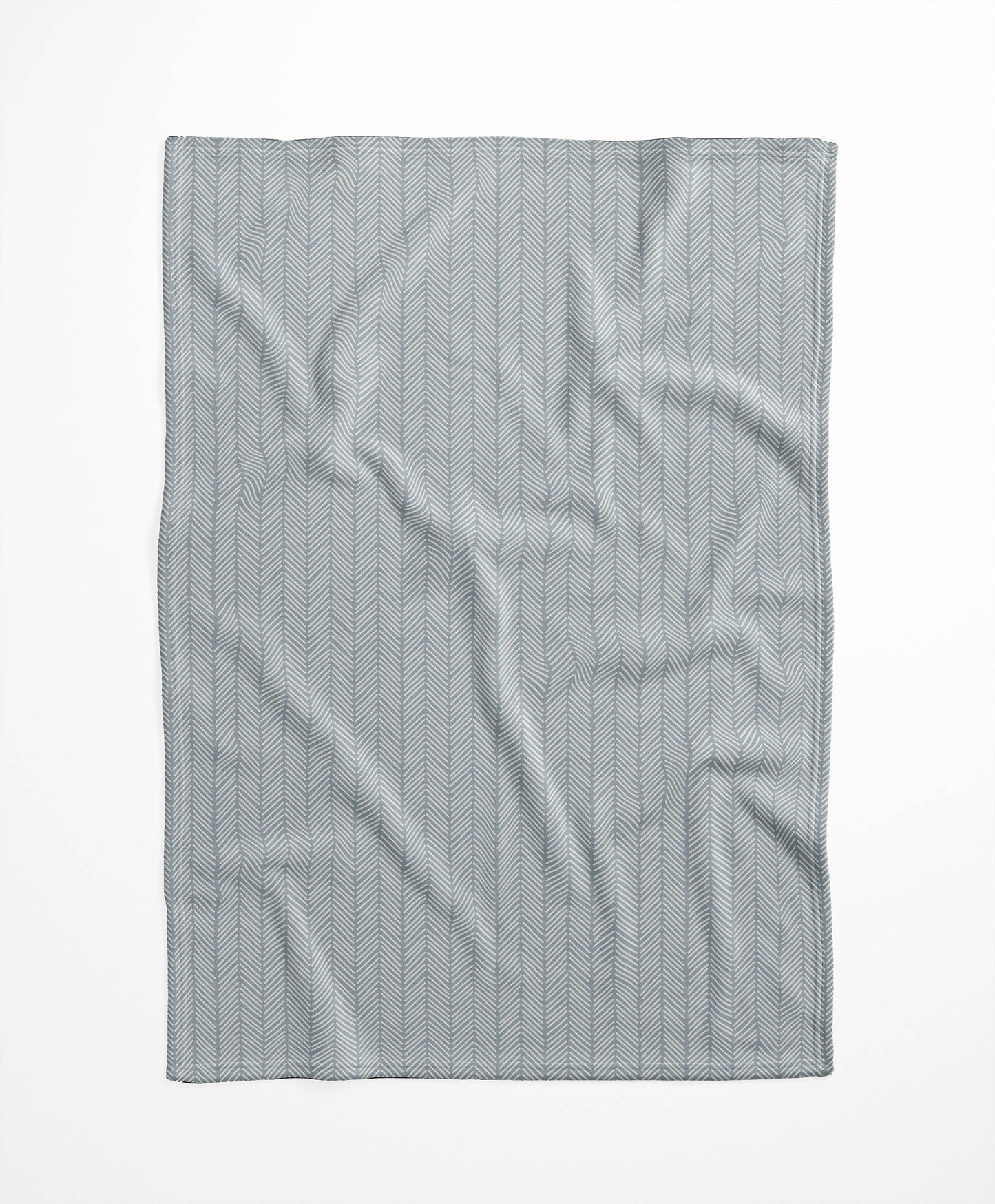 Chevron Stripe Velveteen Fleece Blanket
