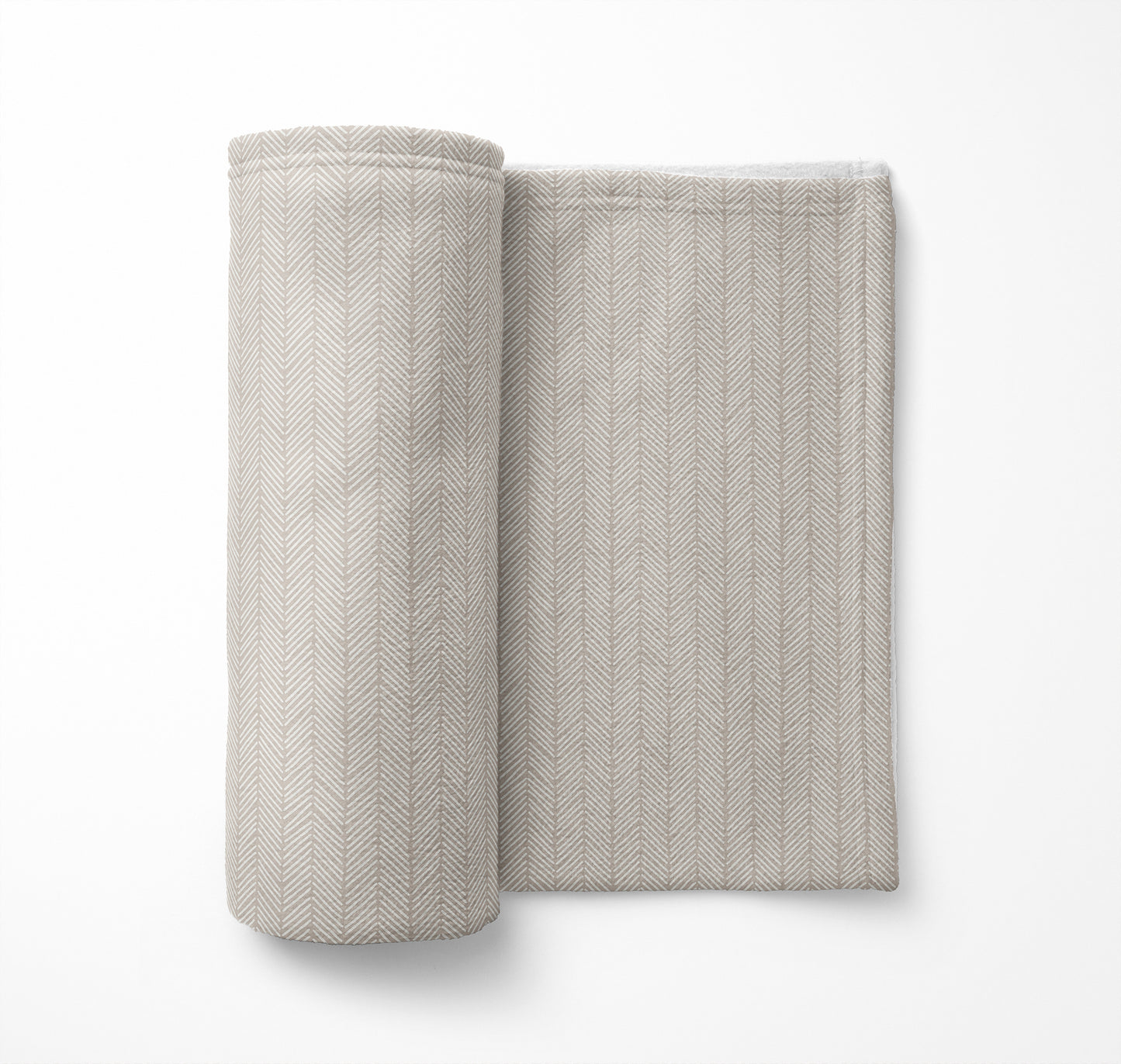 Chevron Stripe Velveteen Fleece Blanket