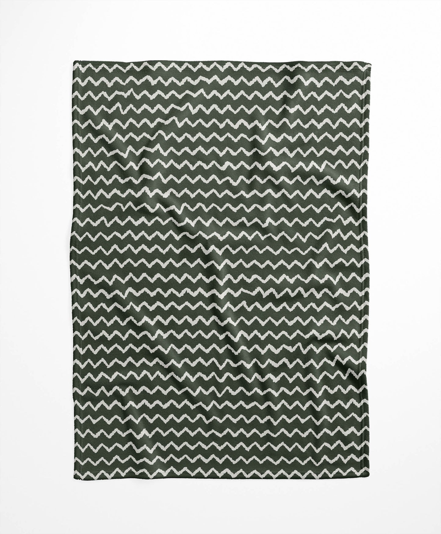 Chevron Wave Velveteen Fleece Blanket