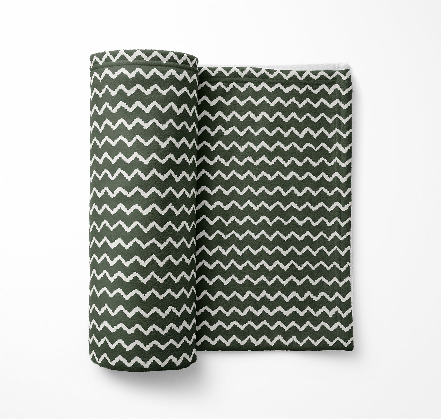 Chevron Wave Velveteen Fleece Blanket