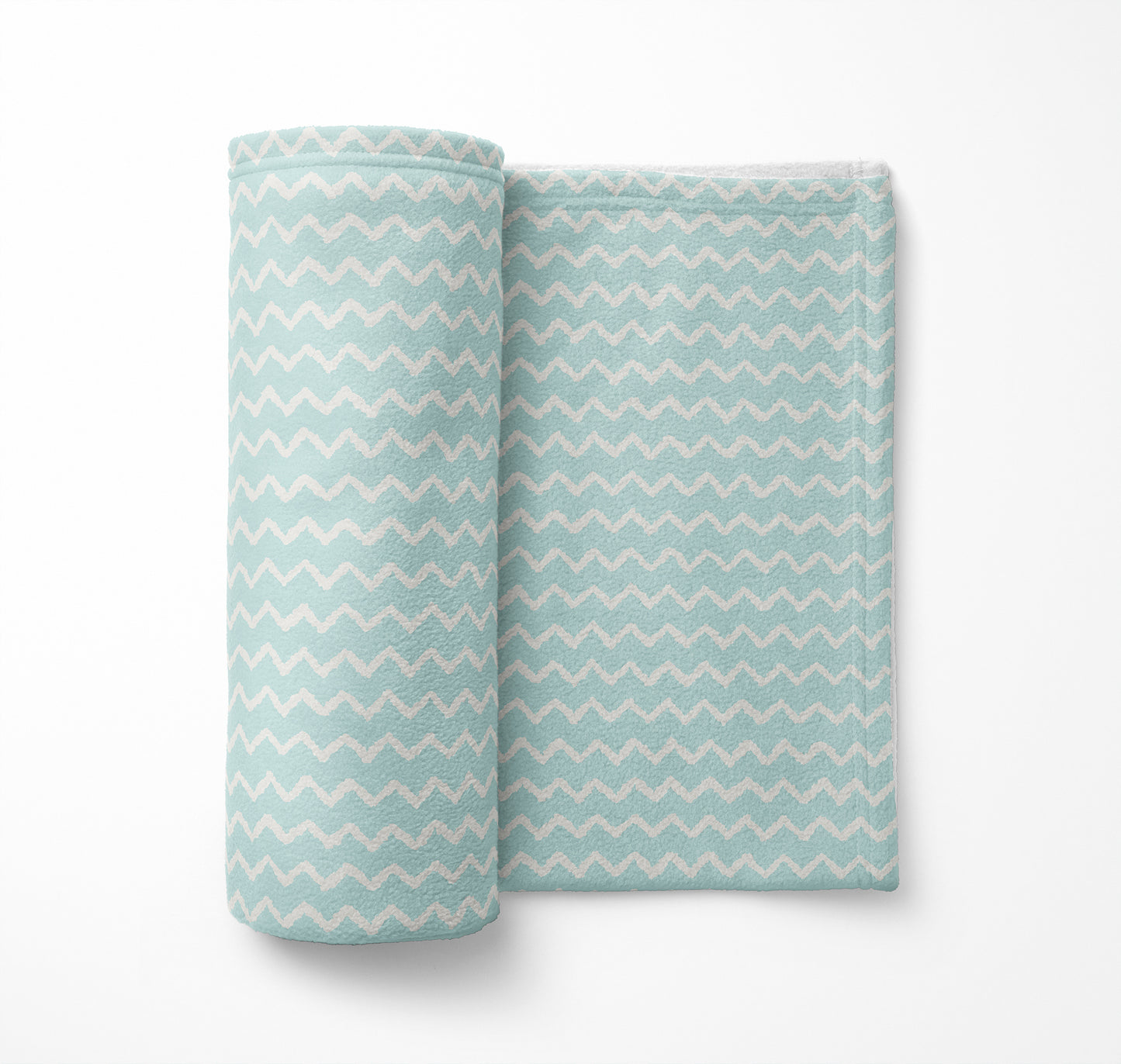 Chevron Wave Velveteen Fleece Blanket