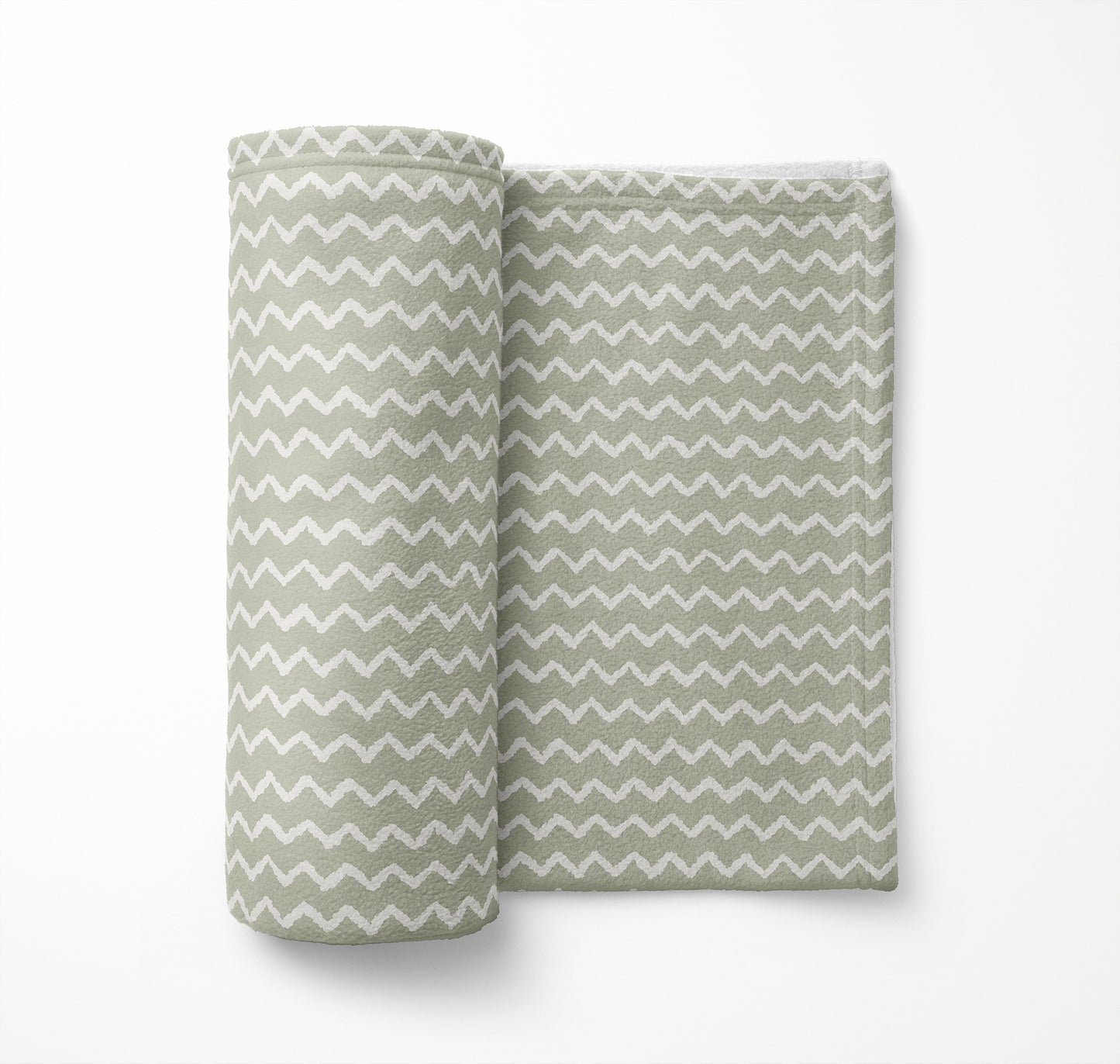 Chevron Wave Velveteen Fleece Blanket