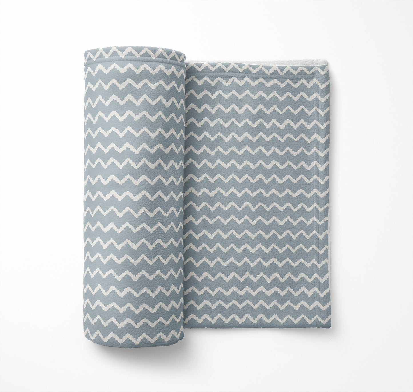 Chevron Wave Velveteen Fleece Blanket