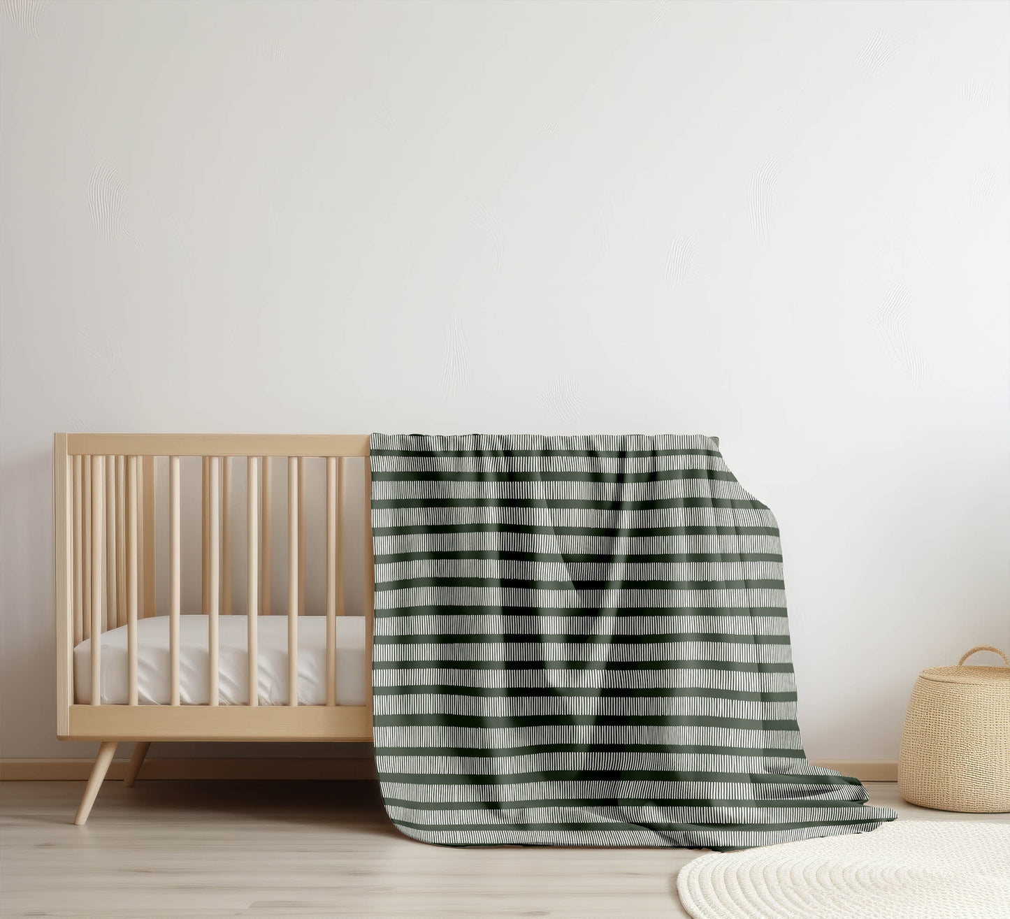 Comb Row Velveteen Fleece Blanket