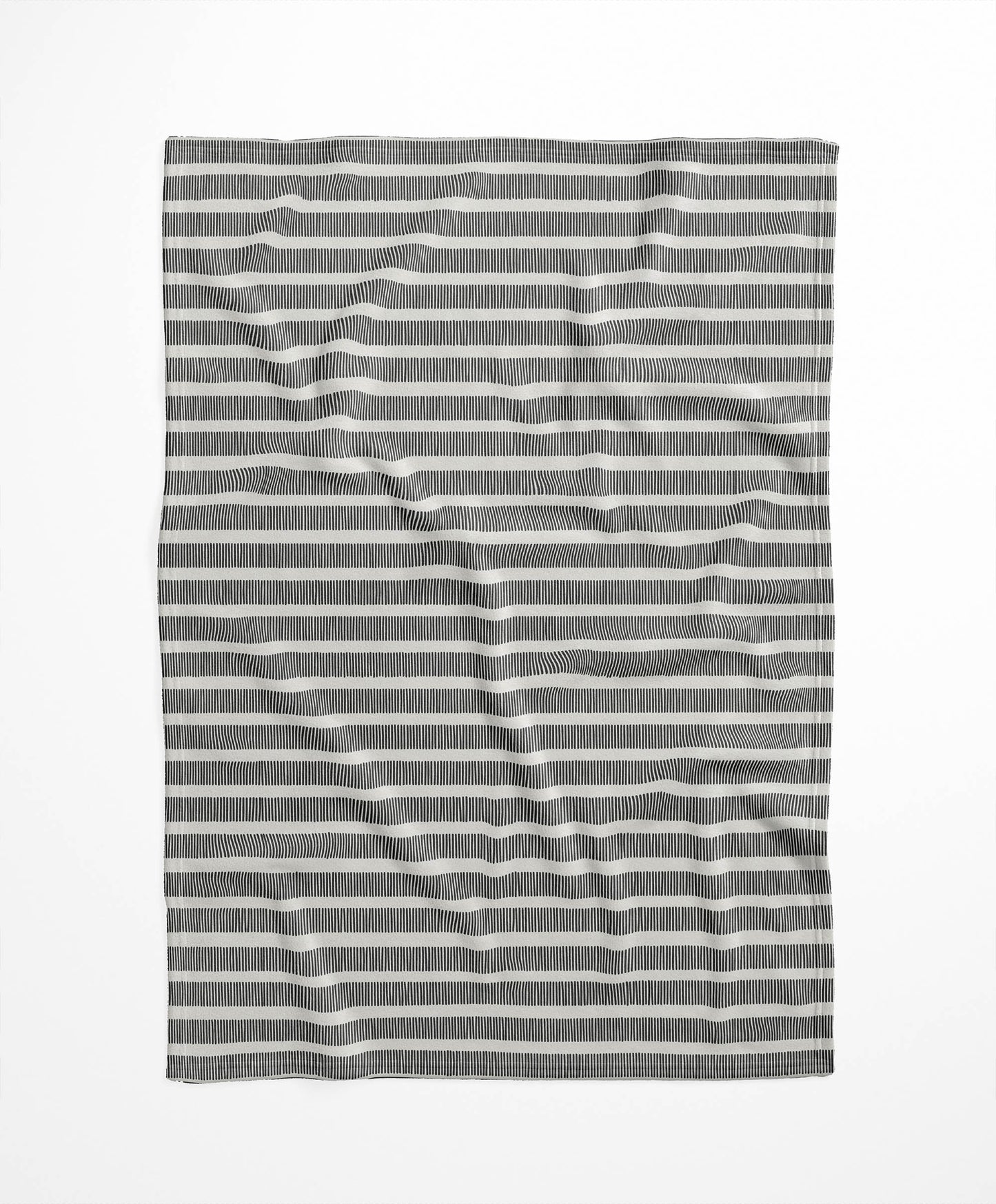 Comb Row Velveteen Fleece Blanket