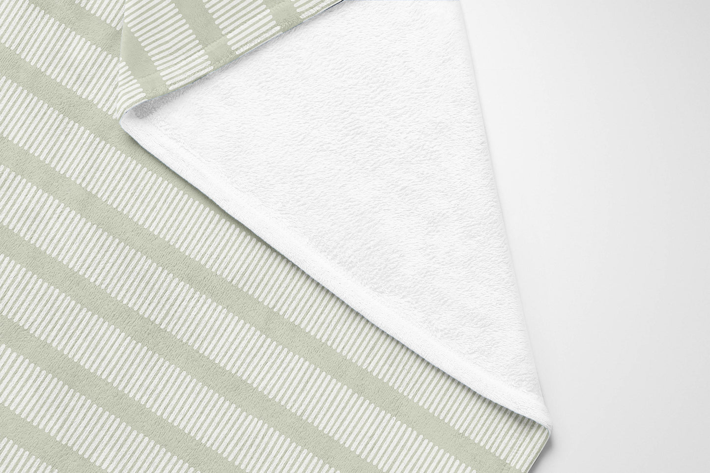 Comb Row Velveteen Fleece Blanket