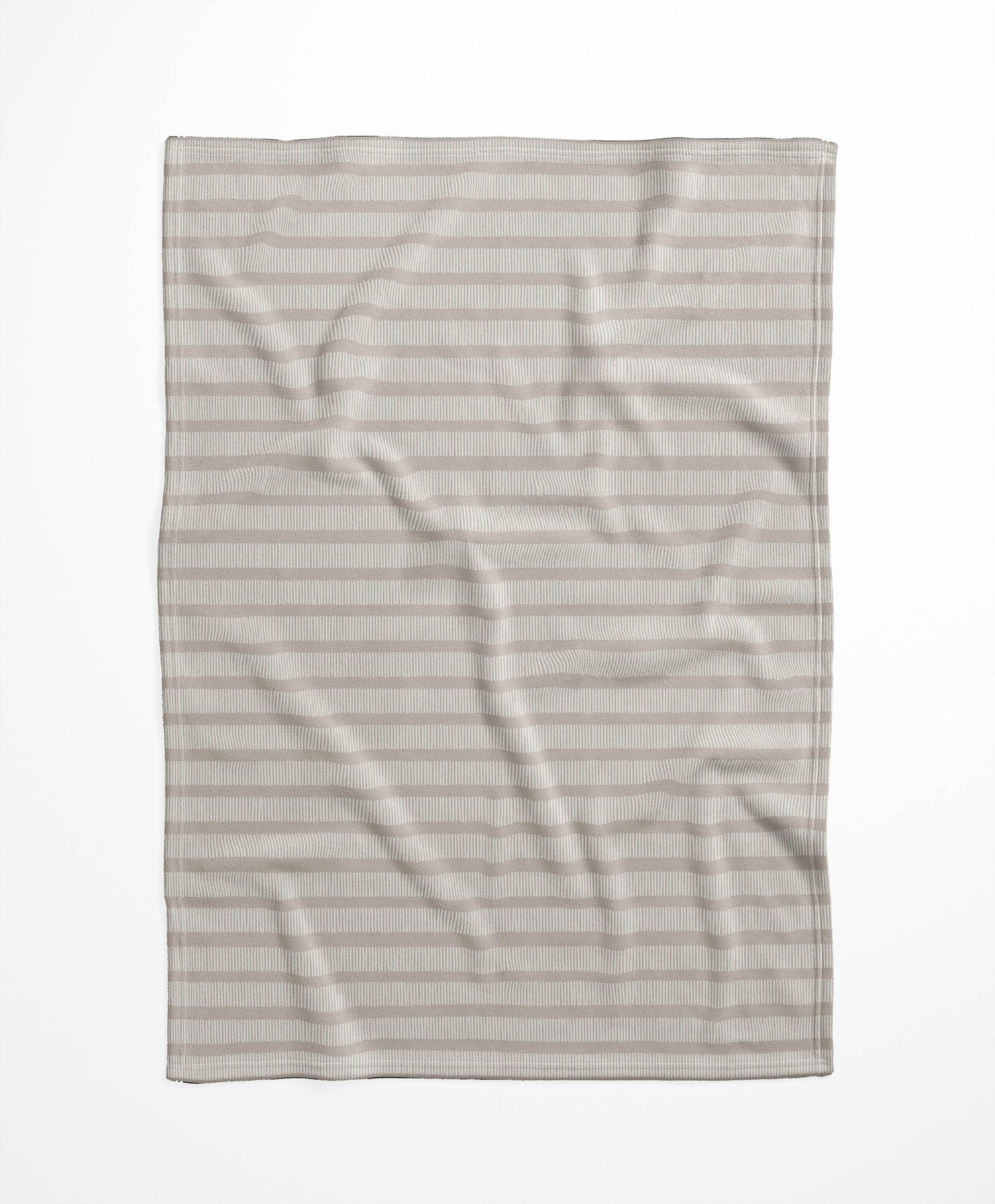 Comb Row Velveteen Fleece Blanket