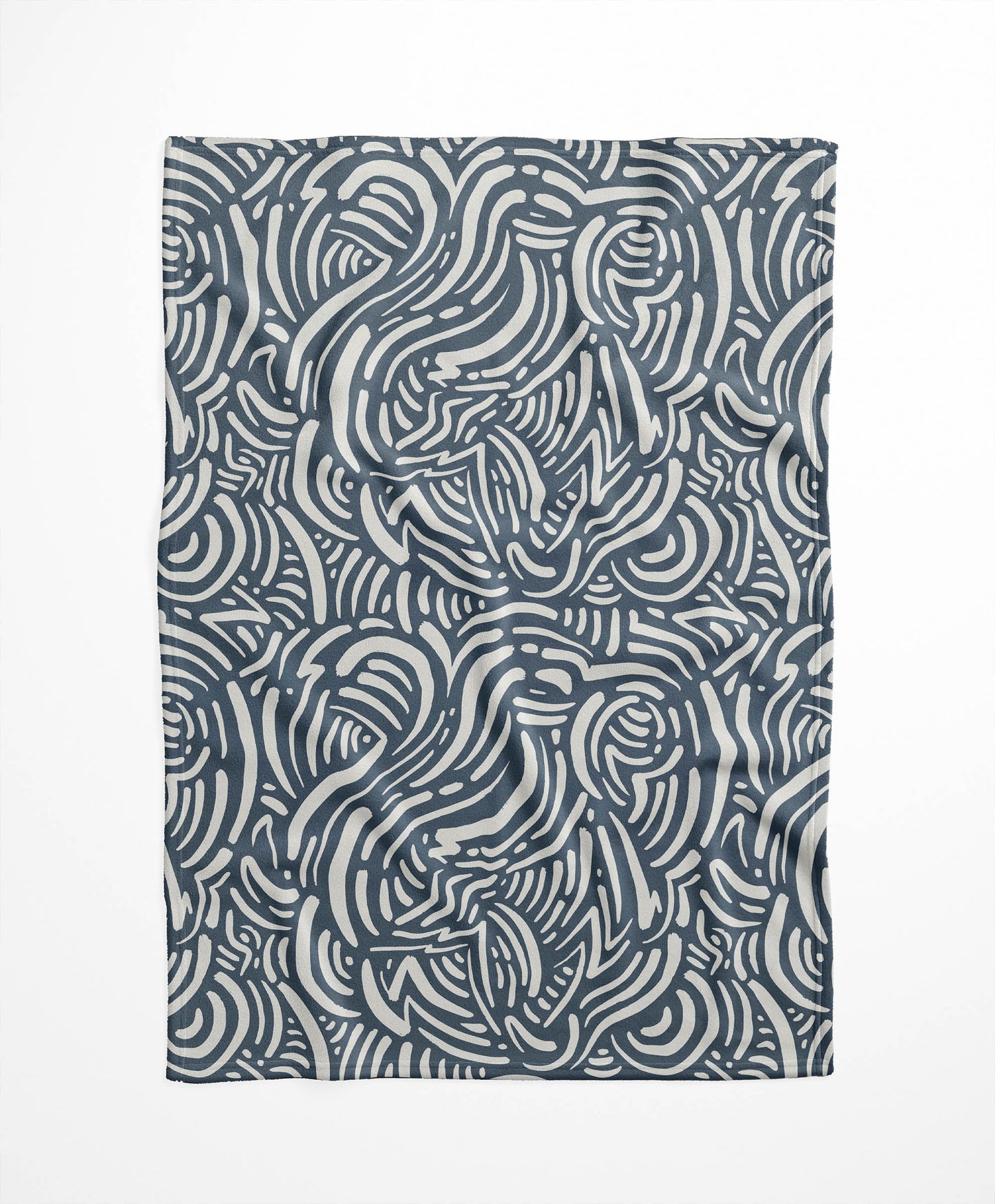 Cozy Swirl Velveteen Fleece Blanket