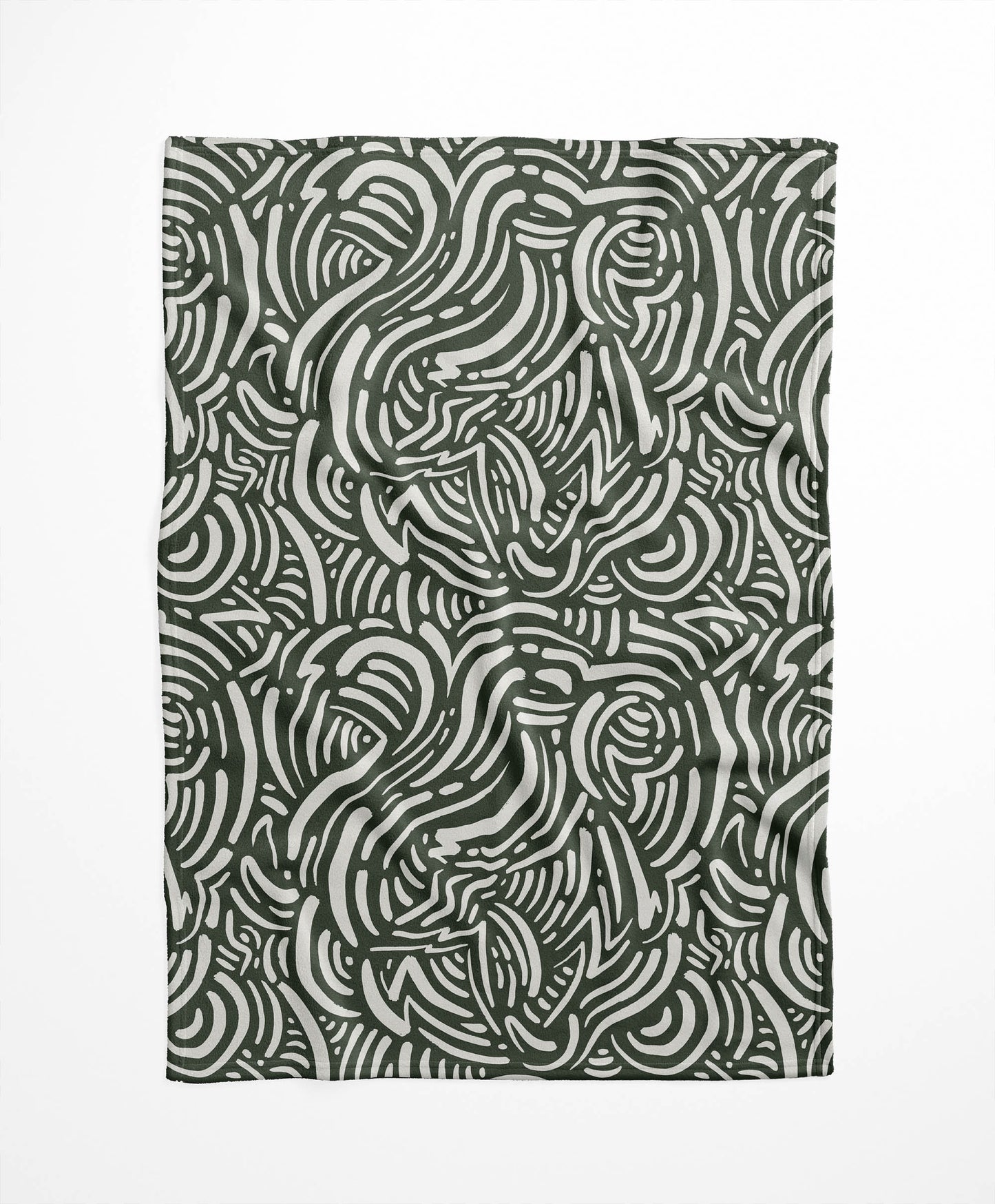 Cozy Swirl Velveteen Fleece Blanket