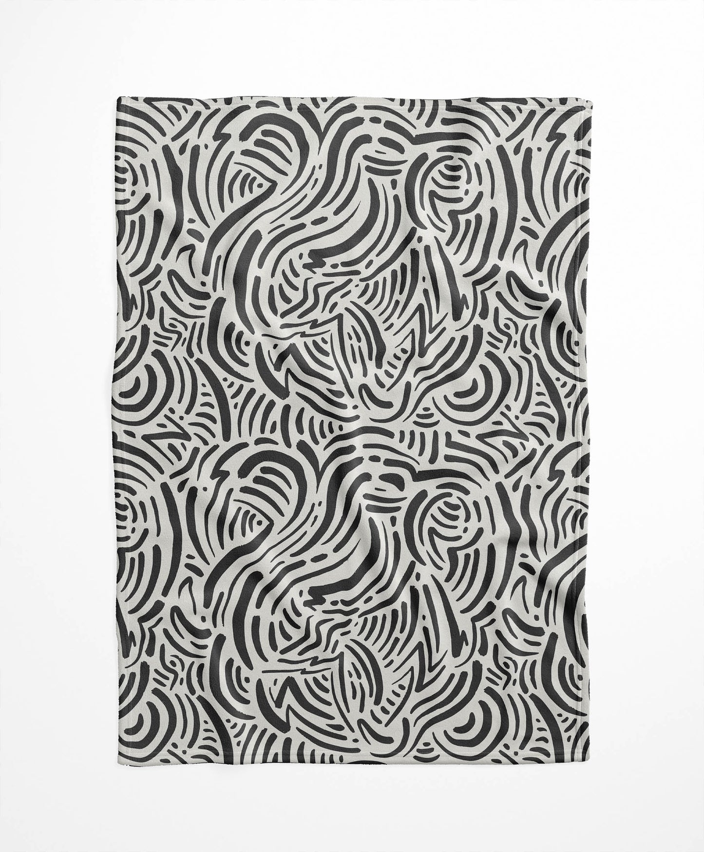Cozy Swirl Velveteen Fleece Blanket