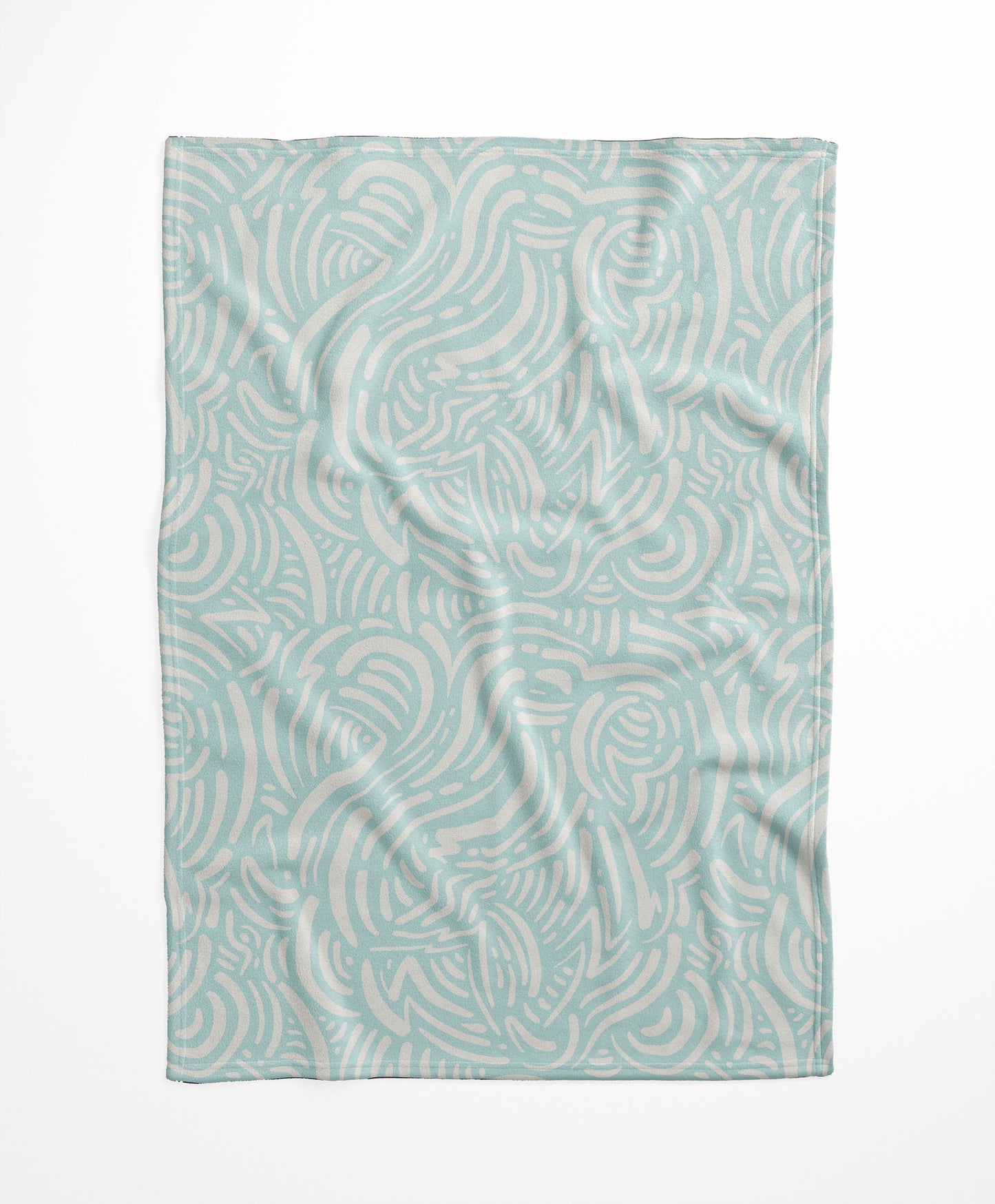 Cozy Swirl Velveteen Fleece Blanket