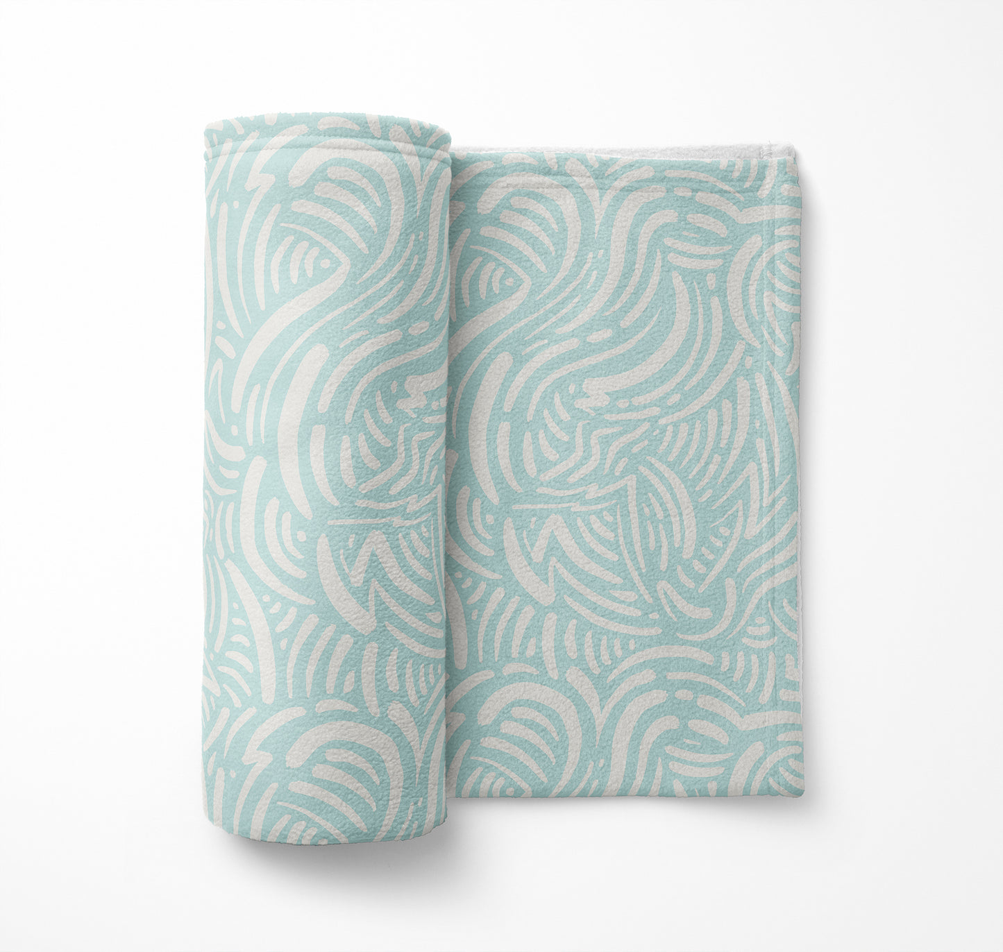 Cozy Swirl Velveteen Fleece Blanket