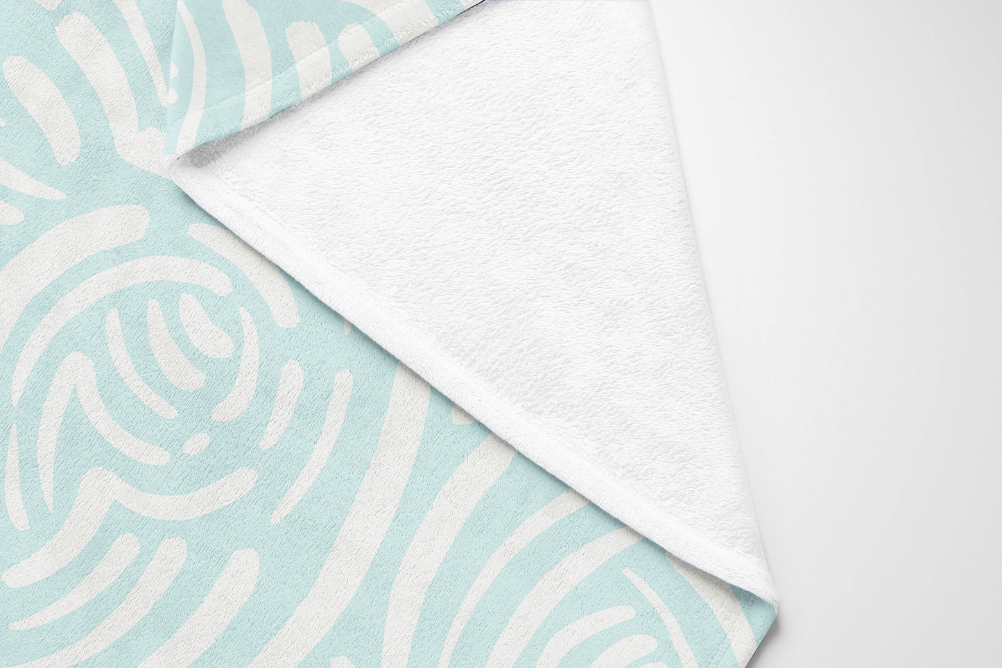 Cozy Swirl Velveteen Fleece Blanket