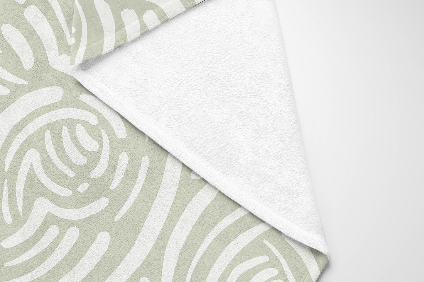 Cozy Swirl Velveteen Fleece Blanket