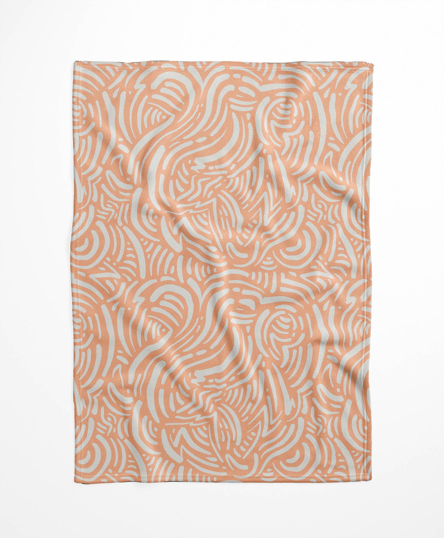 Cozy Swirl Velveteen Fleece Blanket