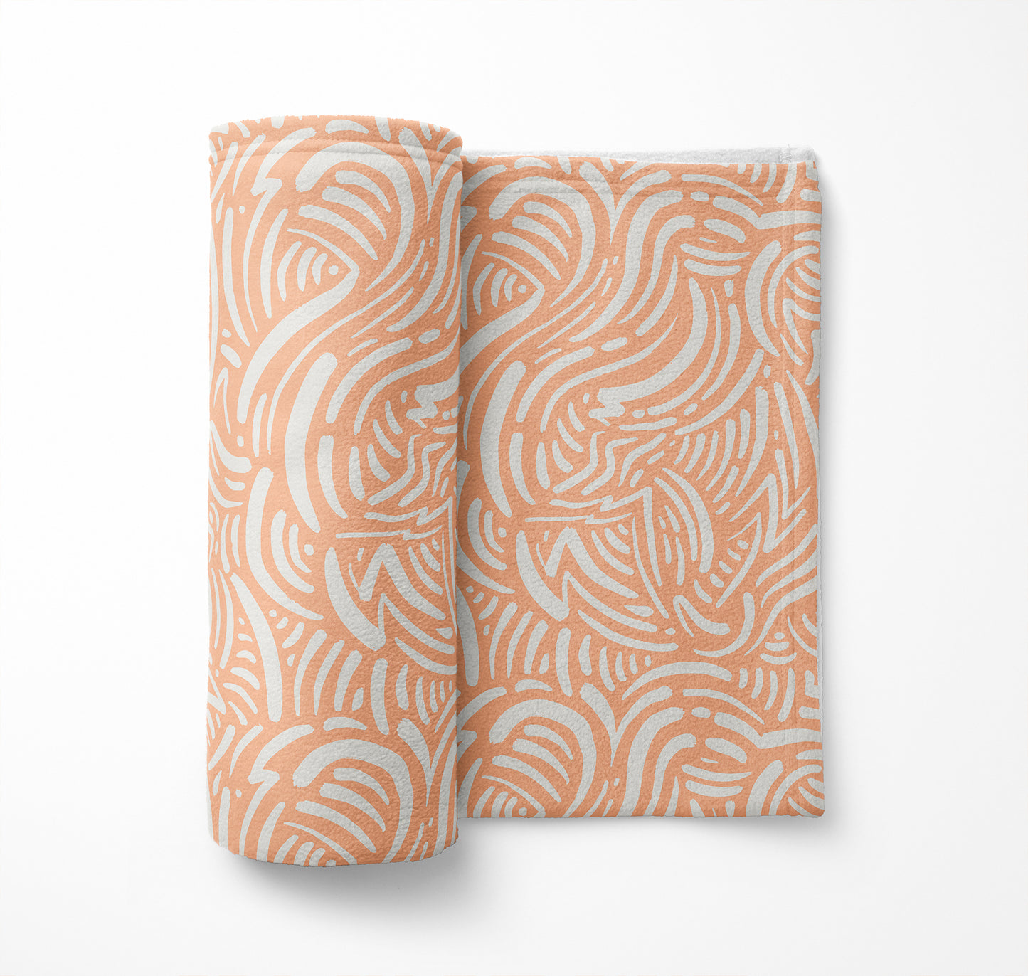 Cozy Swirl Velveteen Fleece Blanket