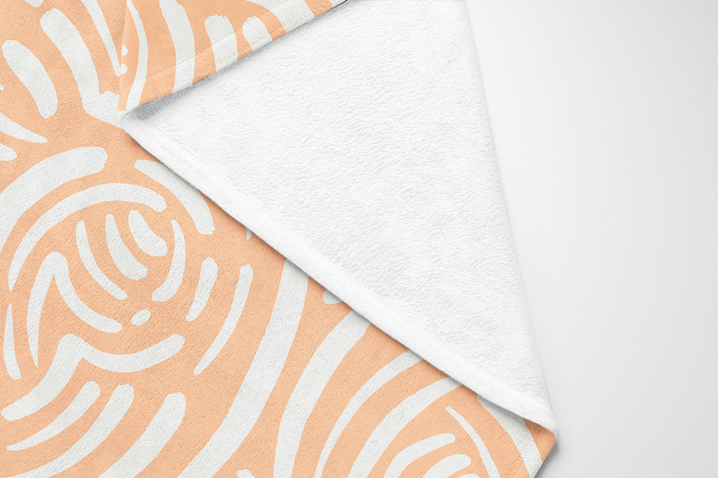 Cozy Swirl Velveteen Fleece Blanket