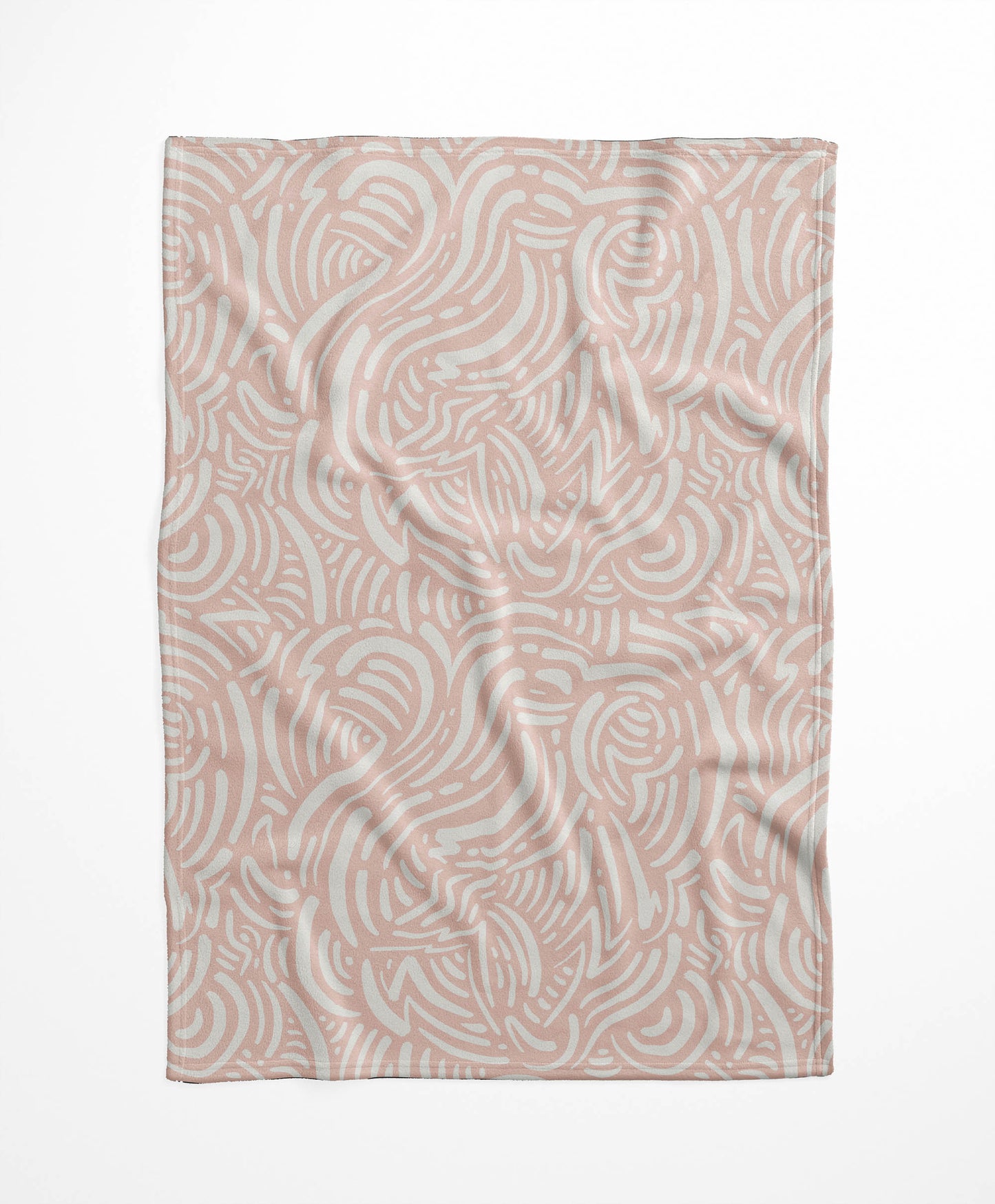 Cozy Swirl Velveteen Fleece Blanket