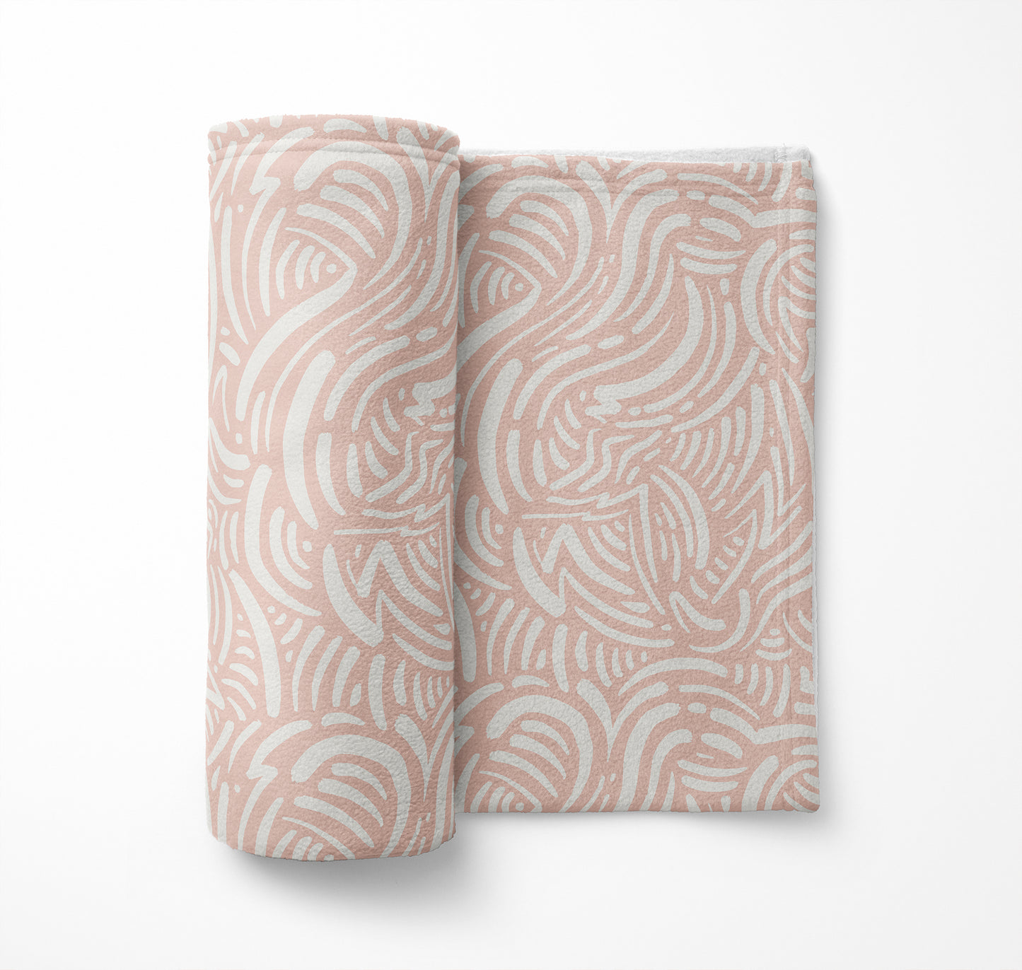 Cozy Swirl Velveteen Fleece Blanket