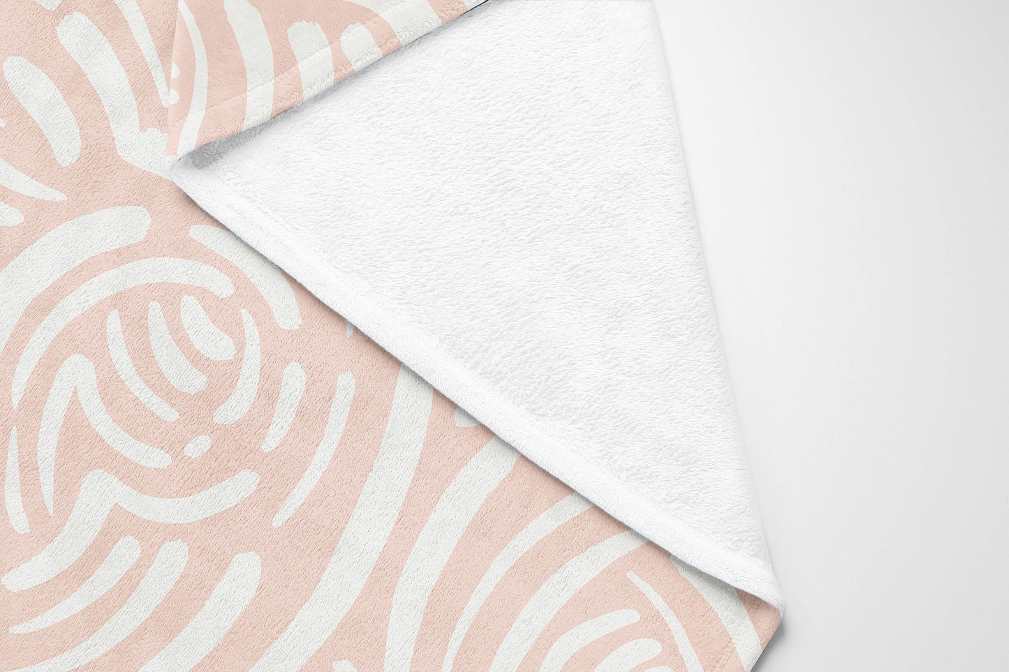 Cozy Swirl Velveteen Fleece Blanket