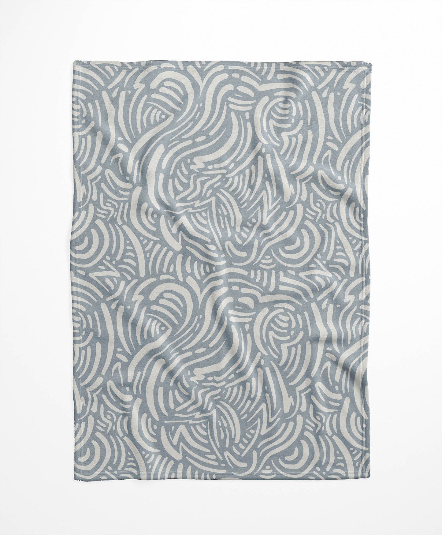Cozy Swirl Velveteen Fleece Blanket
