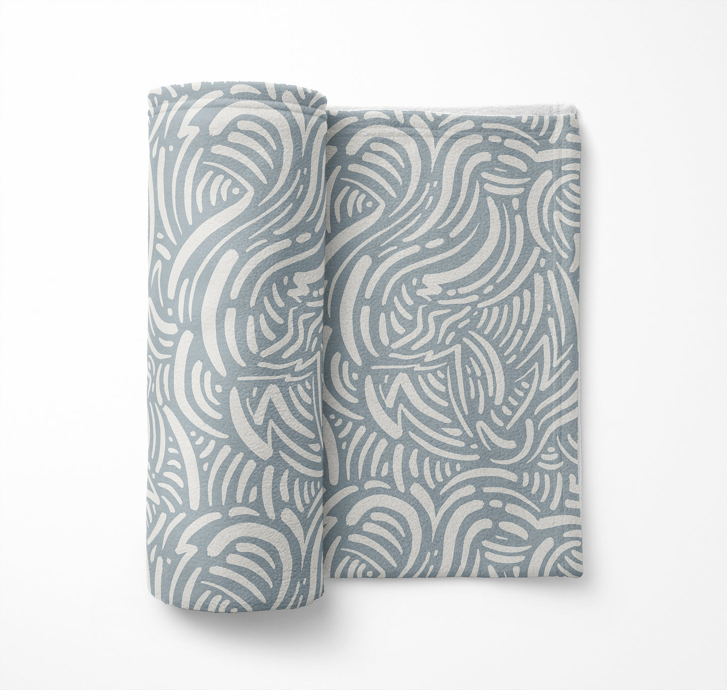 Cozy Swirl Velveteen Fleece Blanket