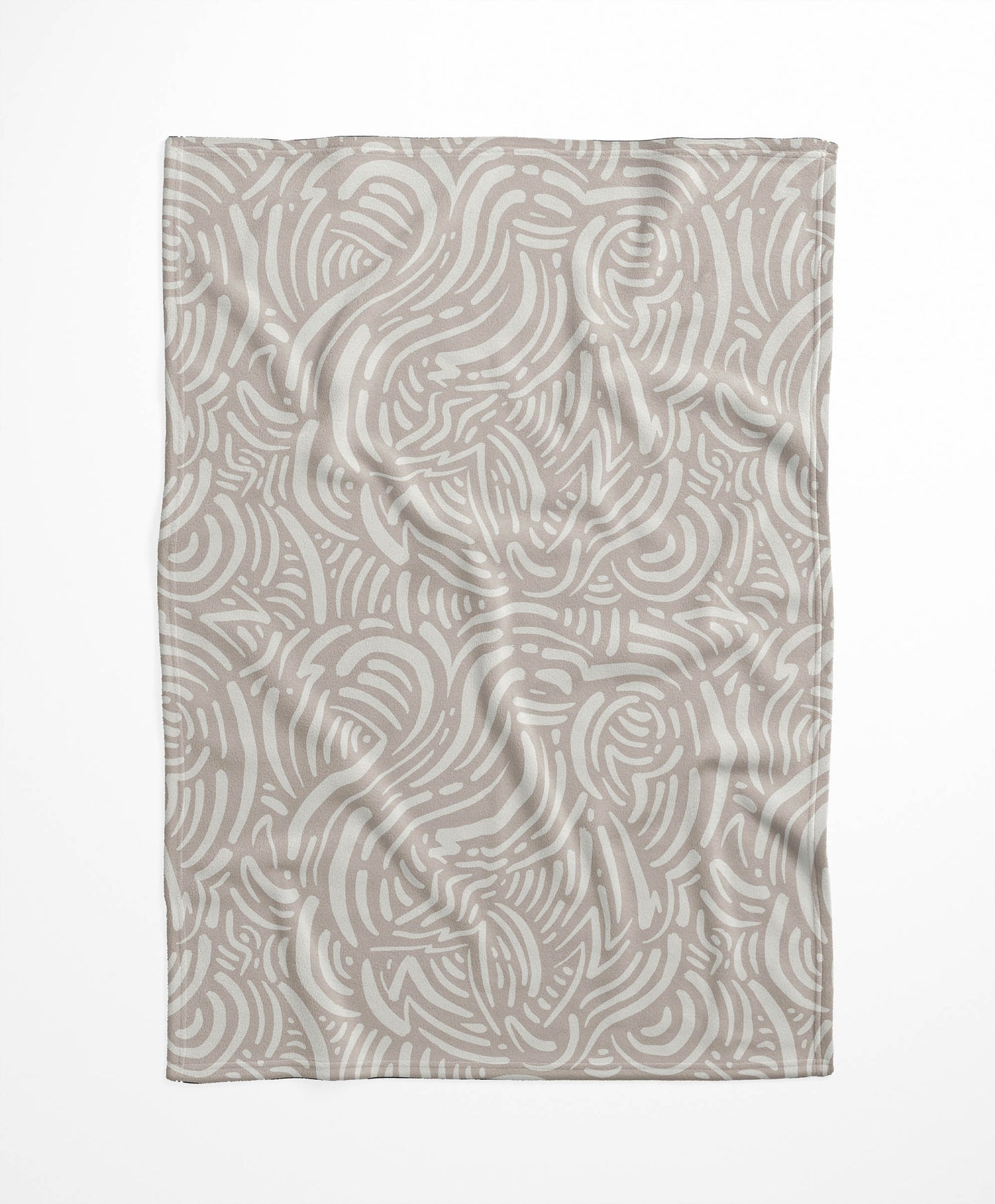 Cozy Swirl Velveteen Fleece Blanket