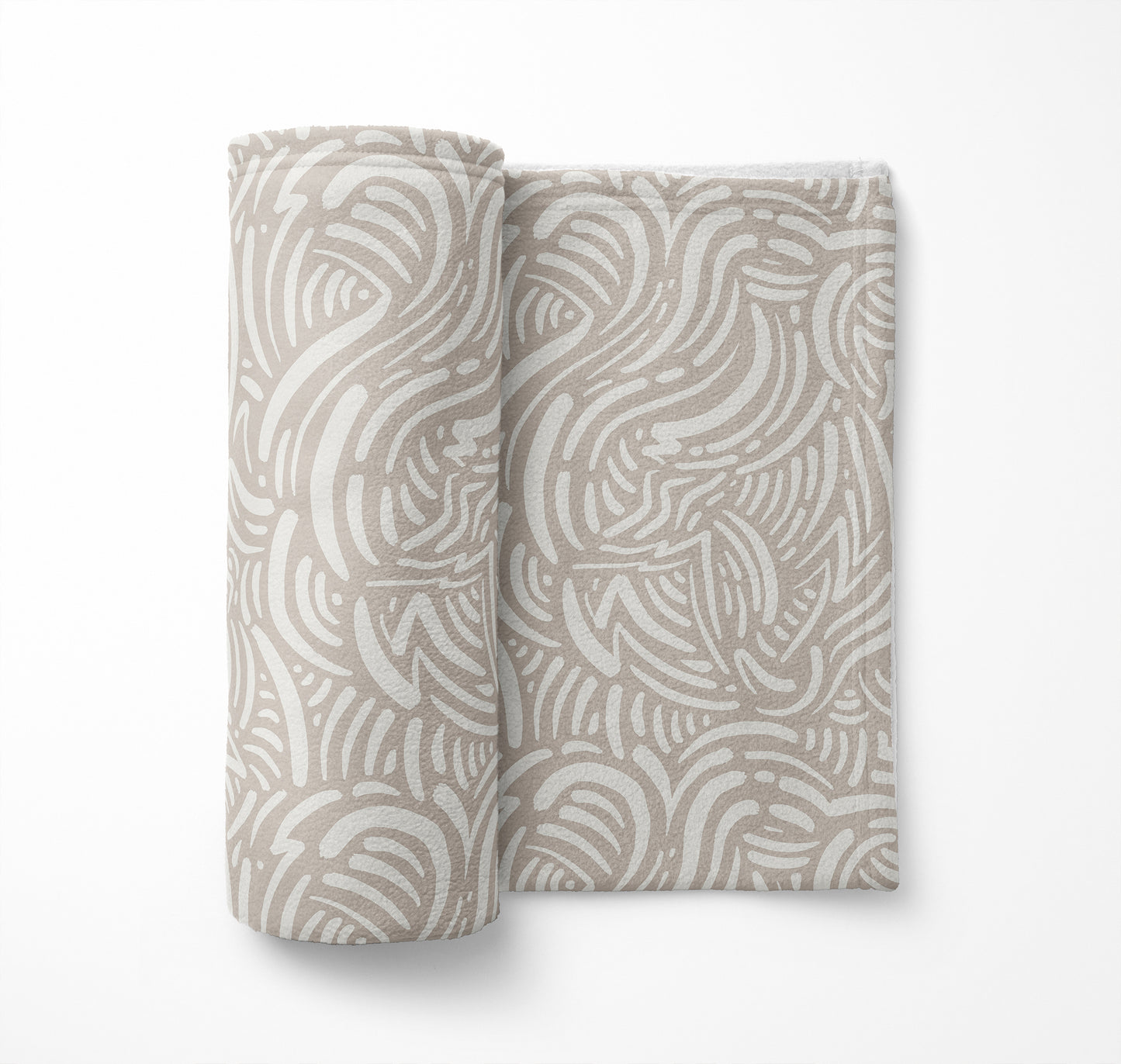 Cozy Swirl Velveteen Fleece Blanket