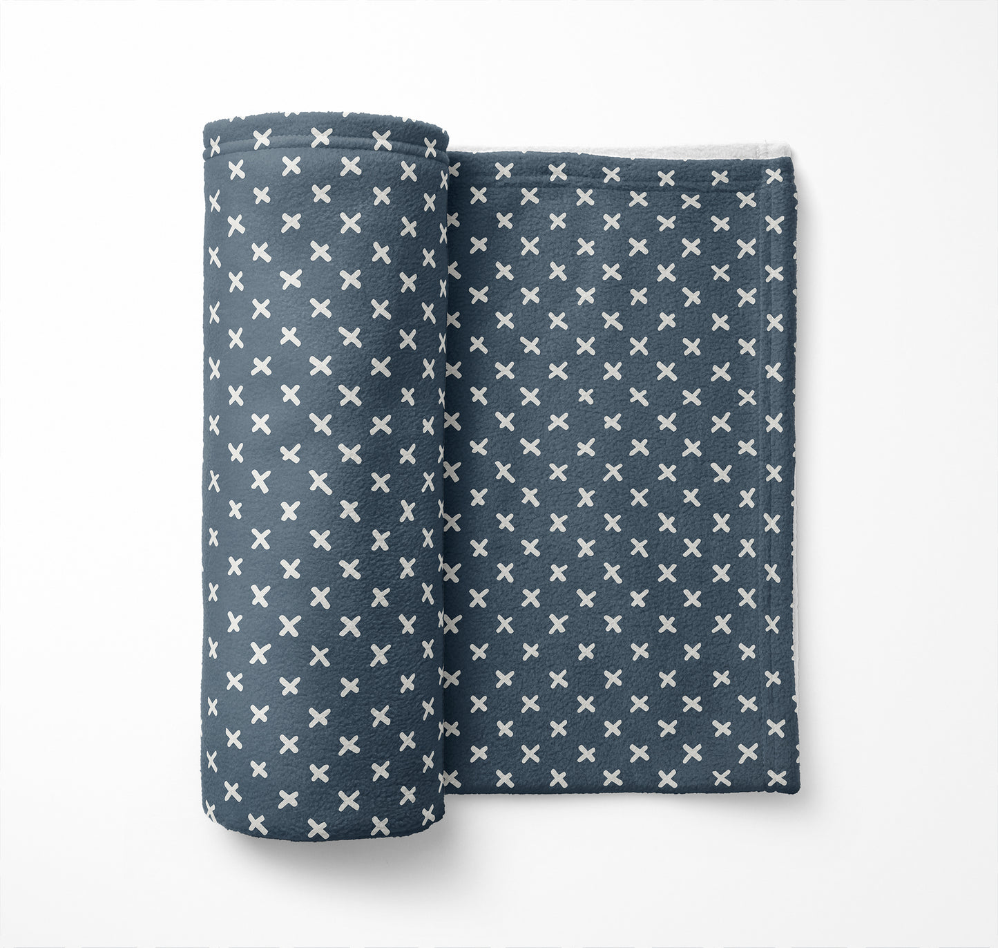 Criss Cross Velveteen Fleece Blanket