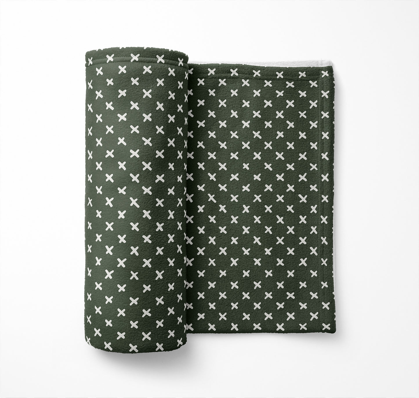 Criss Cross Velveteen Fleece Blanket