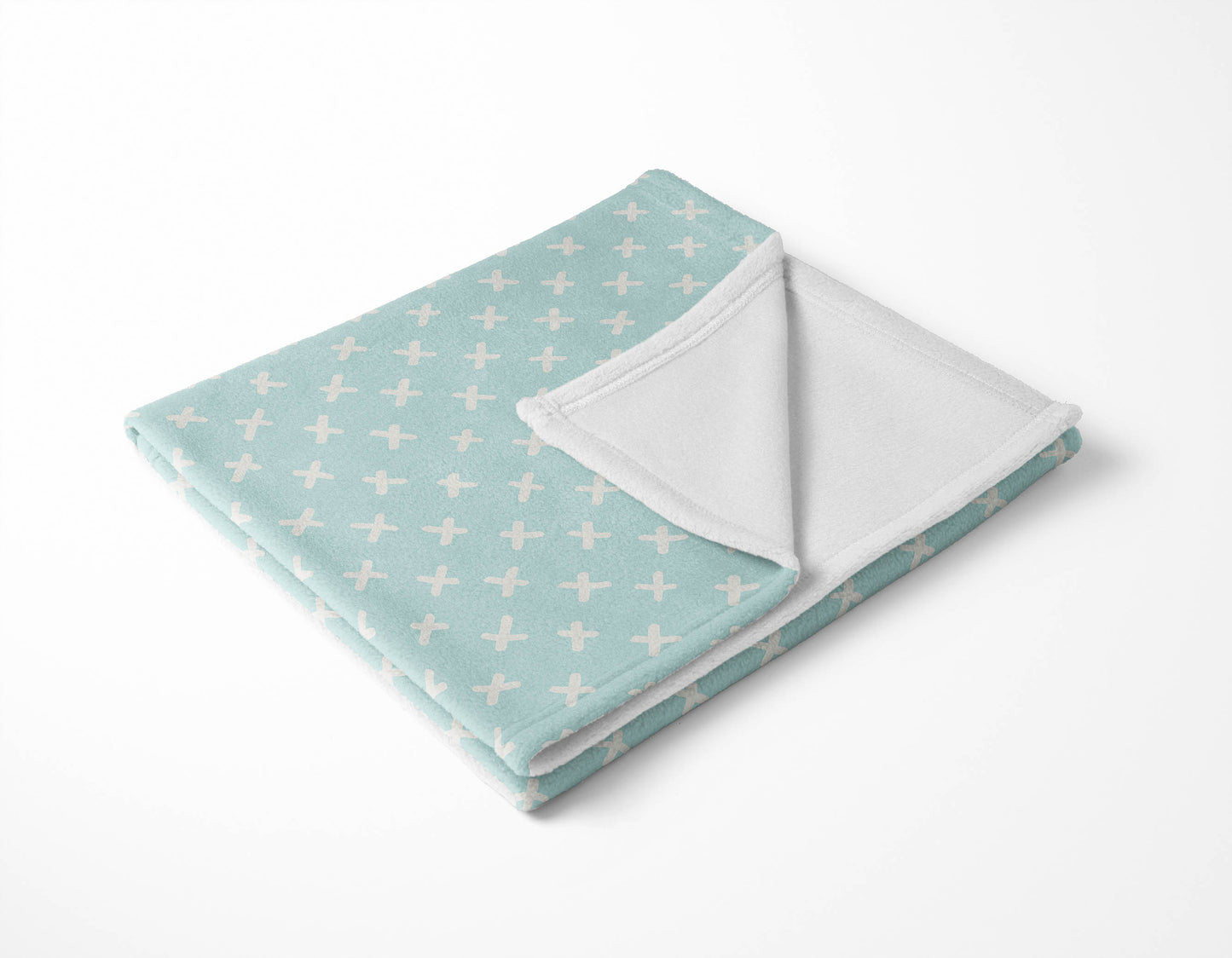 Criss Cross Velveteen Fleece Blanket