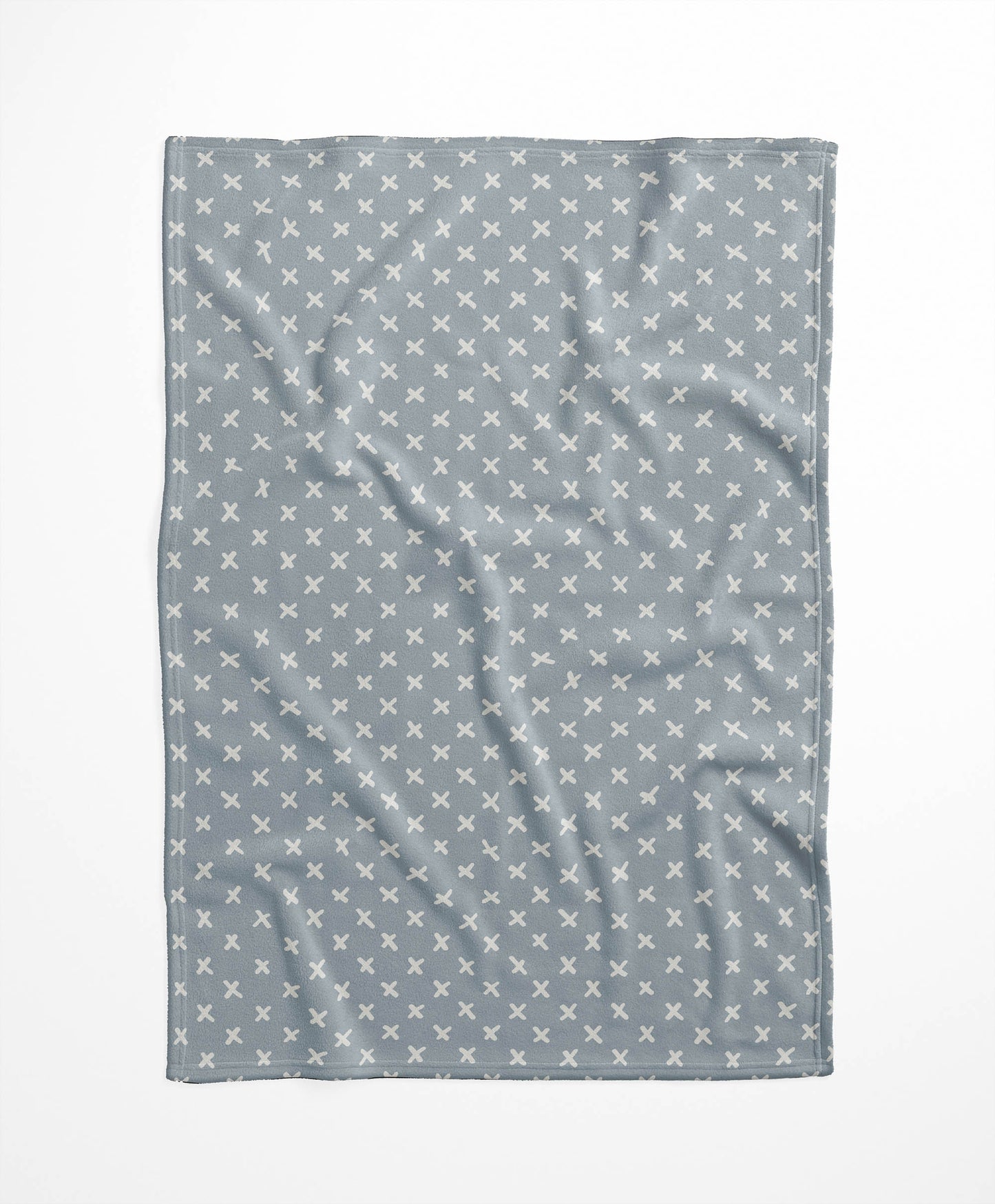 Criss Cross Velveteen Fleece Blanket