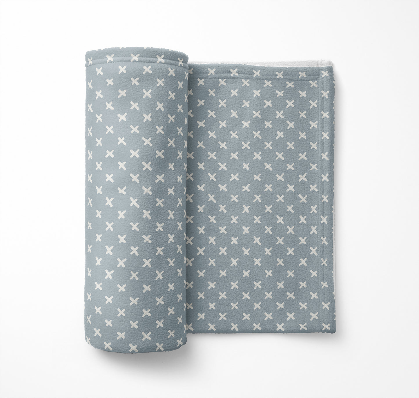 Criss Cross Velveteen Fleece Blanket