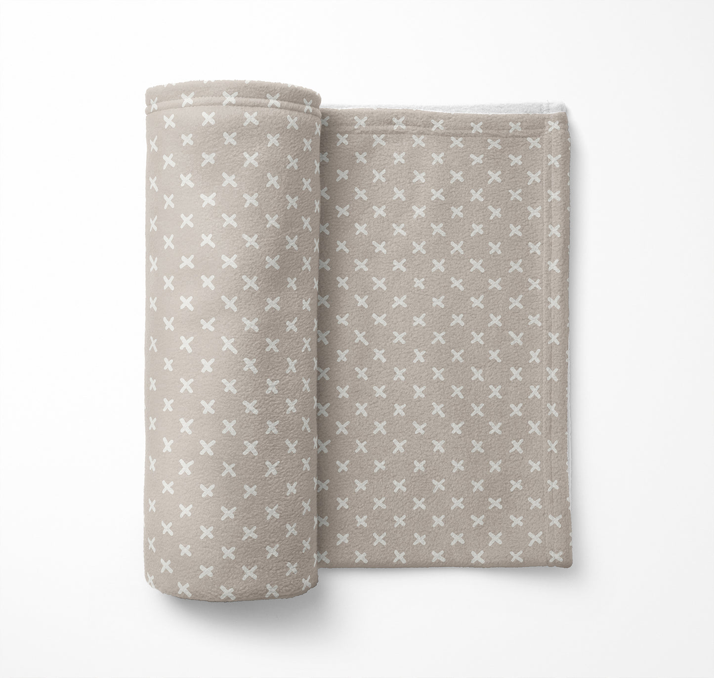Criss Cross Velveteen Fleece Blanket