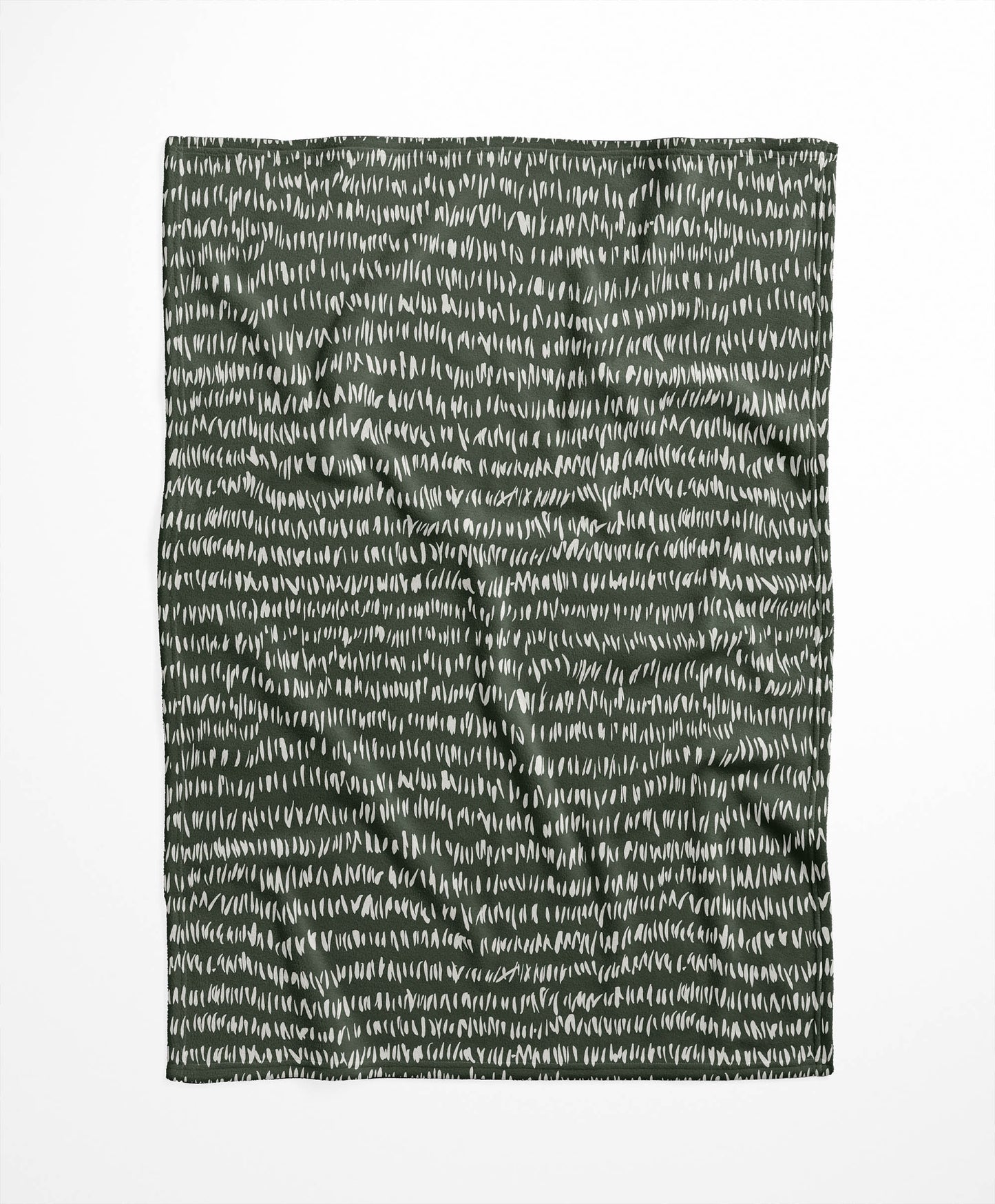 Crop Row Velveteen Fleece Blanket