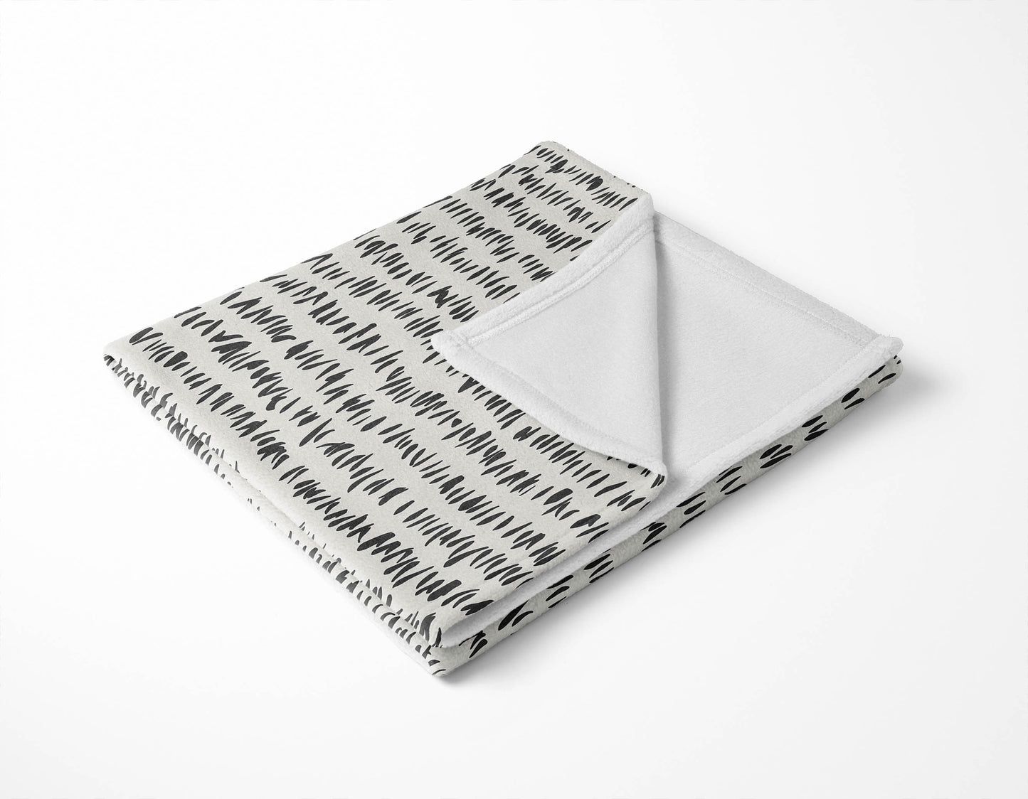 Crop Row Velveteen Fleece Blanket