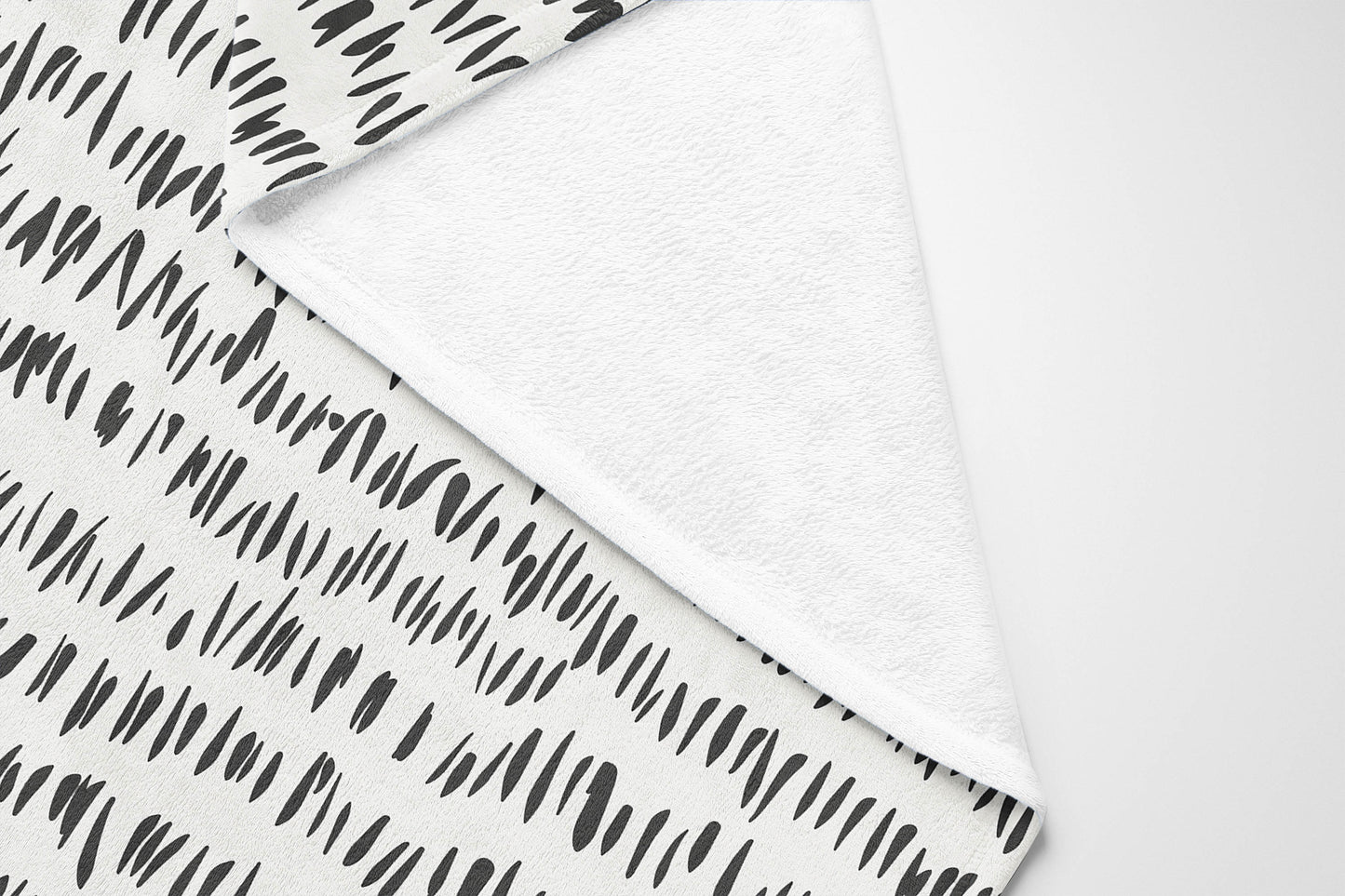 Crop Row Velveteen Fleece Blanket