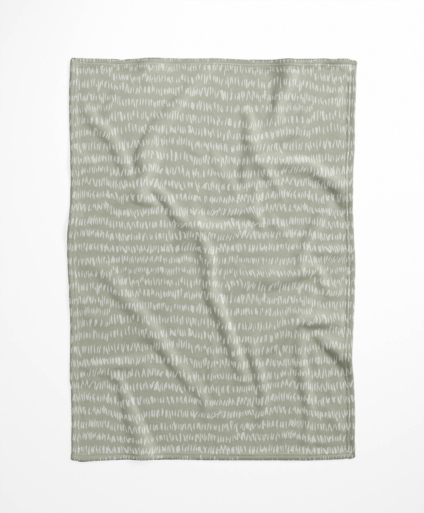 Crop Row Velveteen Fleece Blanket