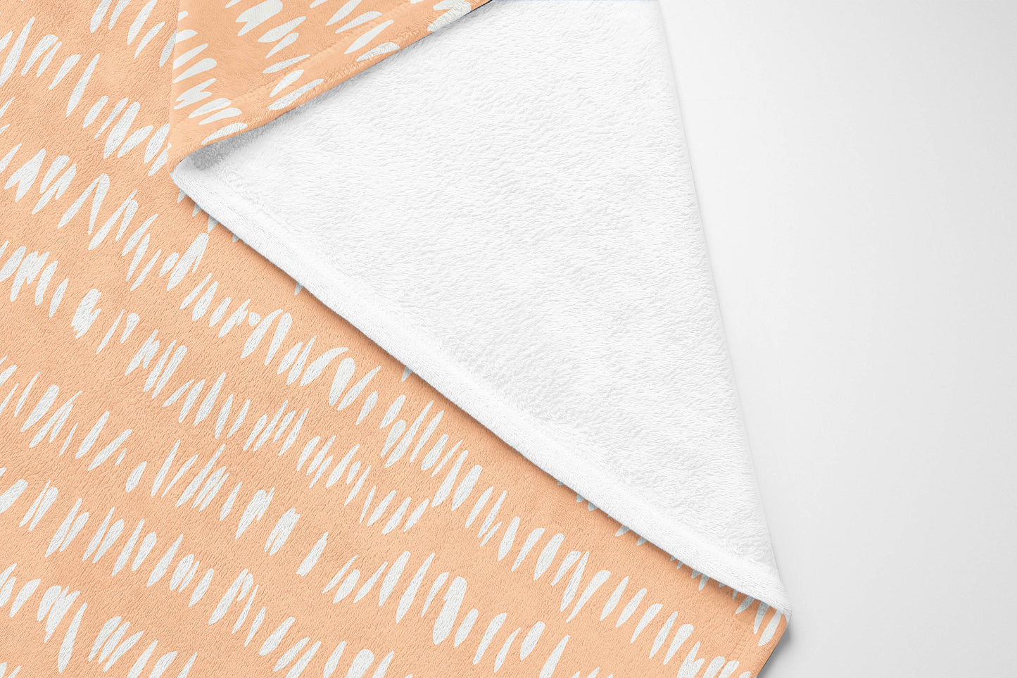 Crop Row Velveteen Fleece Blanket