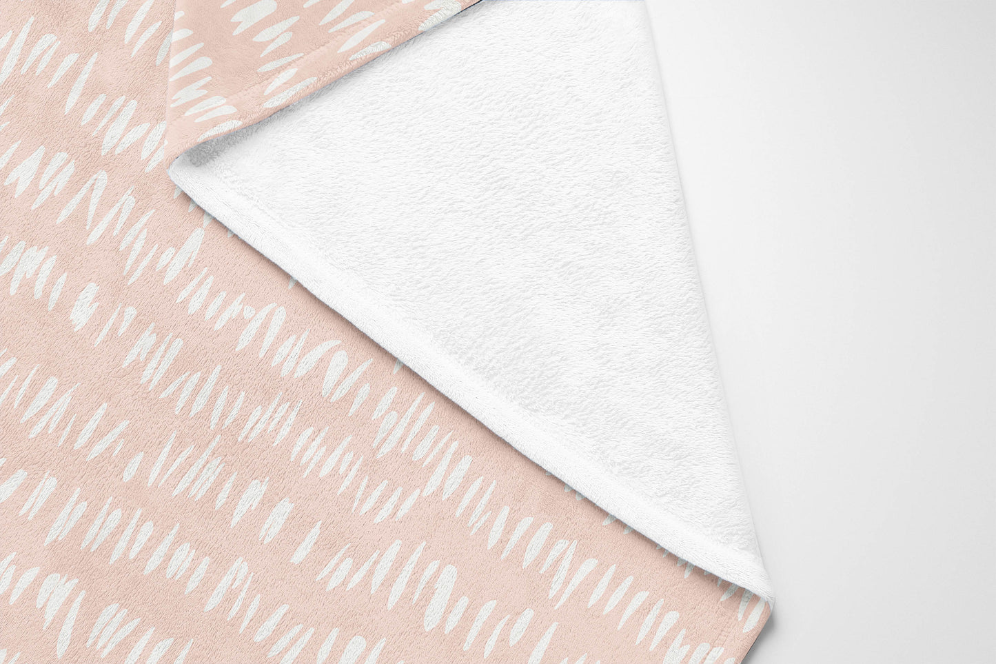 Crop Row Velveteen Fleece Blanket