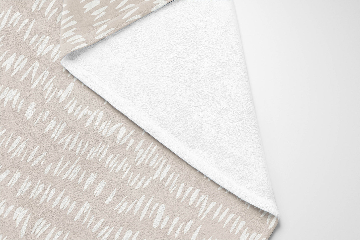 Crop Row Velveteen Fleece Blanket
