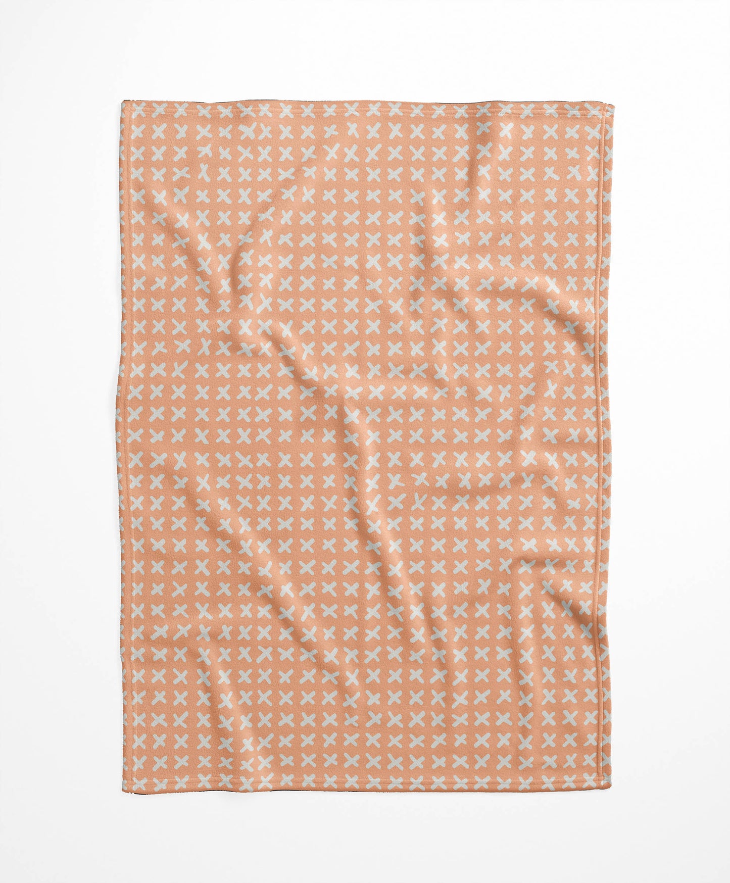 Cross Velveteen Fleece Blanket