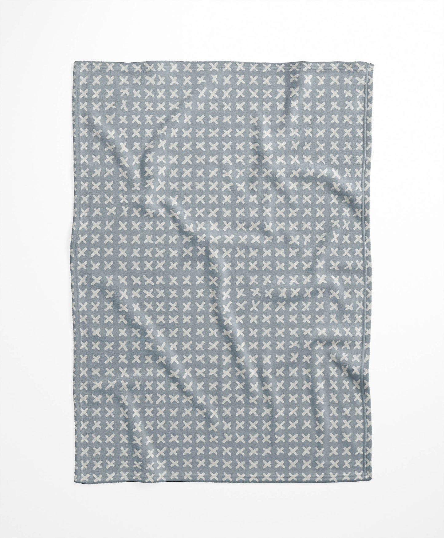 Cross Velveteen Fleece Blanket
