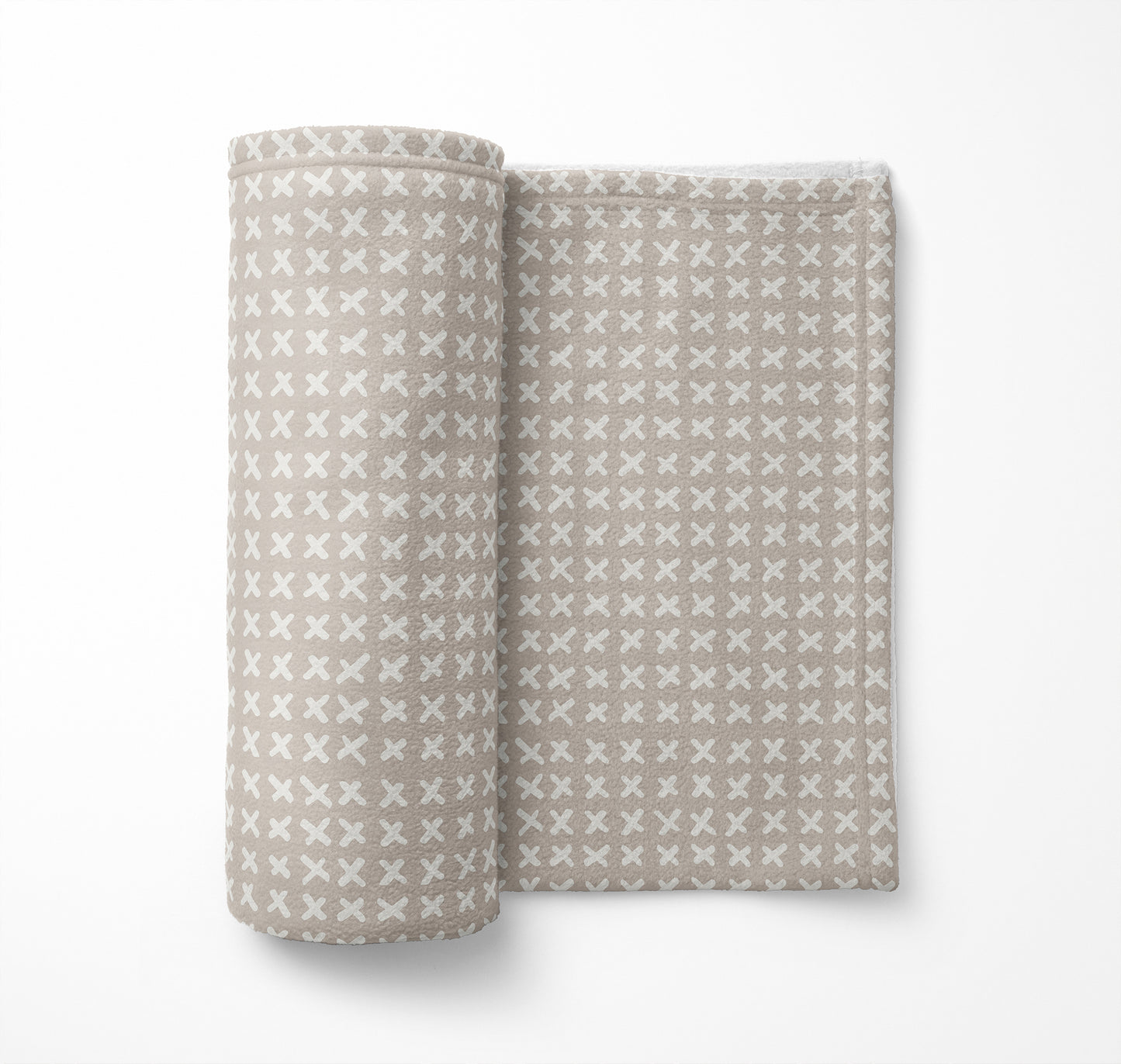 Cross Velveteen Fleece Blanket
